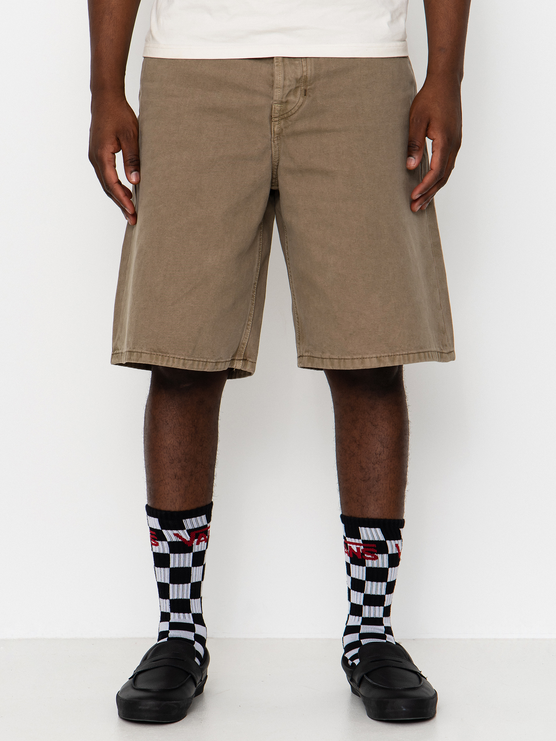 Pantaloni scuru021bi Vans Lx Check 5 Baggy Denim (bay leaf)