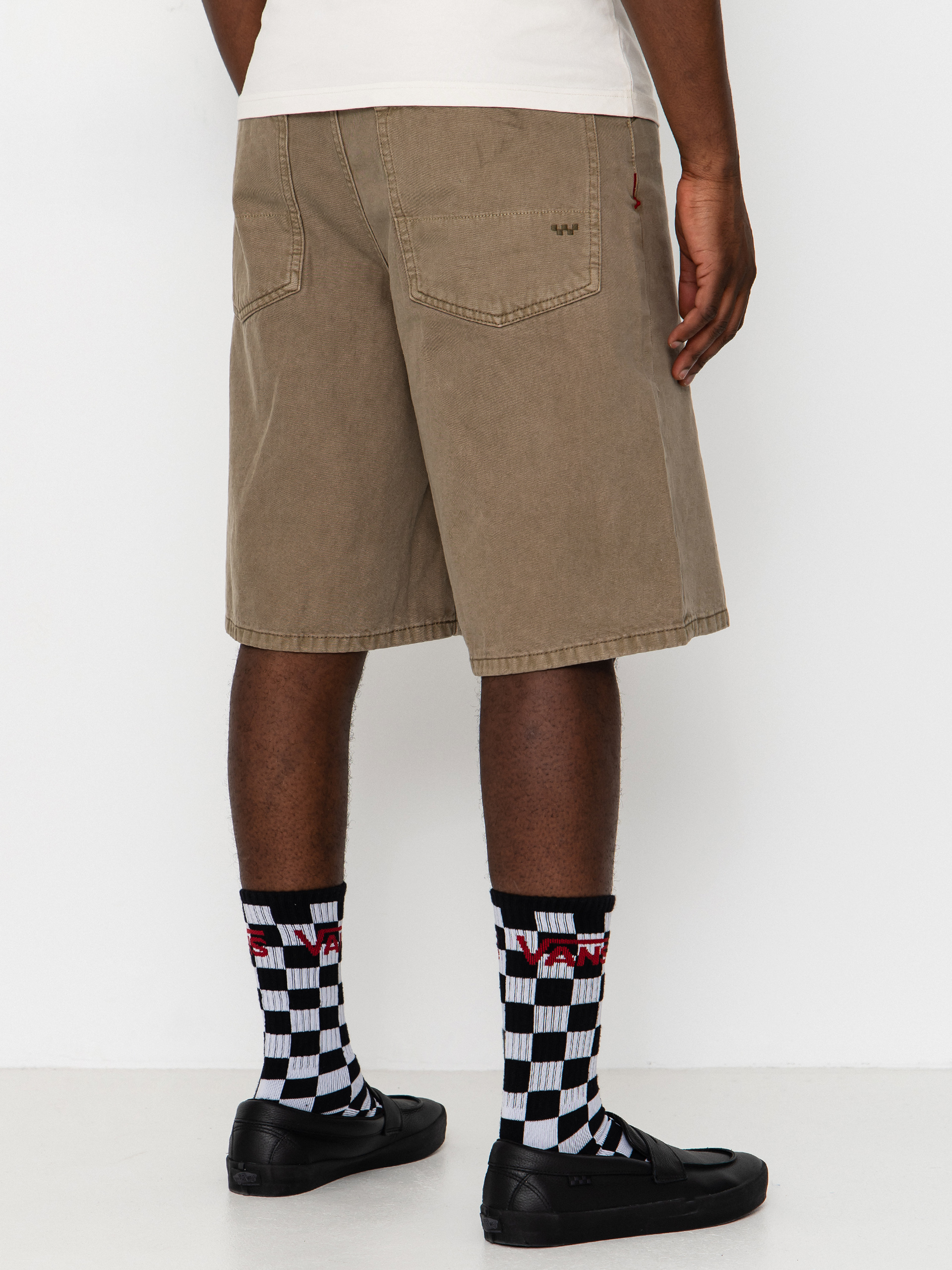 Pantaloni scurți Vans Lx Check 5 Baggy Denim (bay leaf)