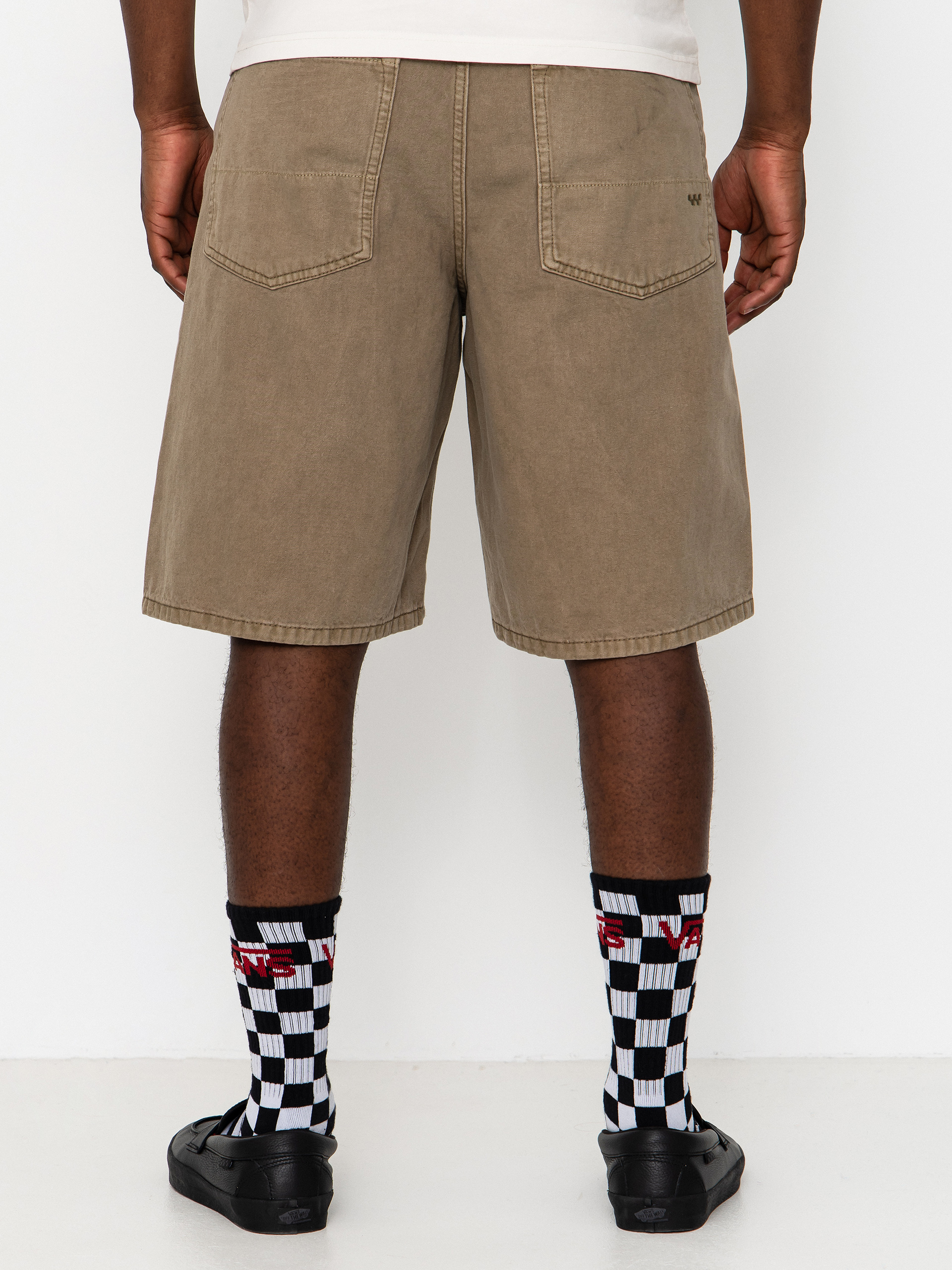 Pantaloni scurți Vans Lx Check 5 Baggy Denim (bay leaf)
