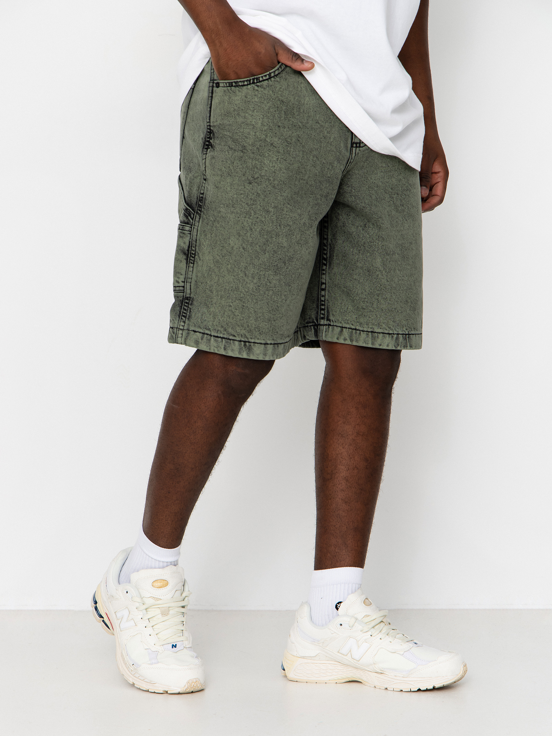 Pantaloni scurți Billabong Bad Dog Workwear Denim (moss green)