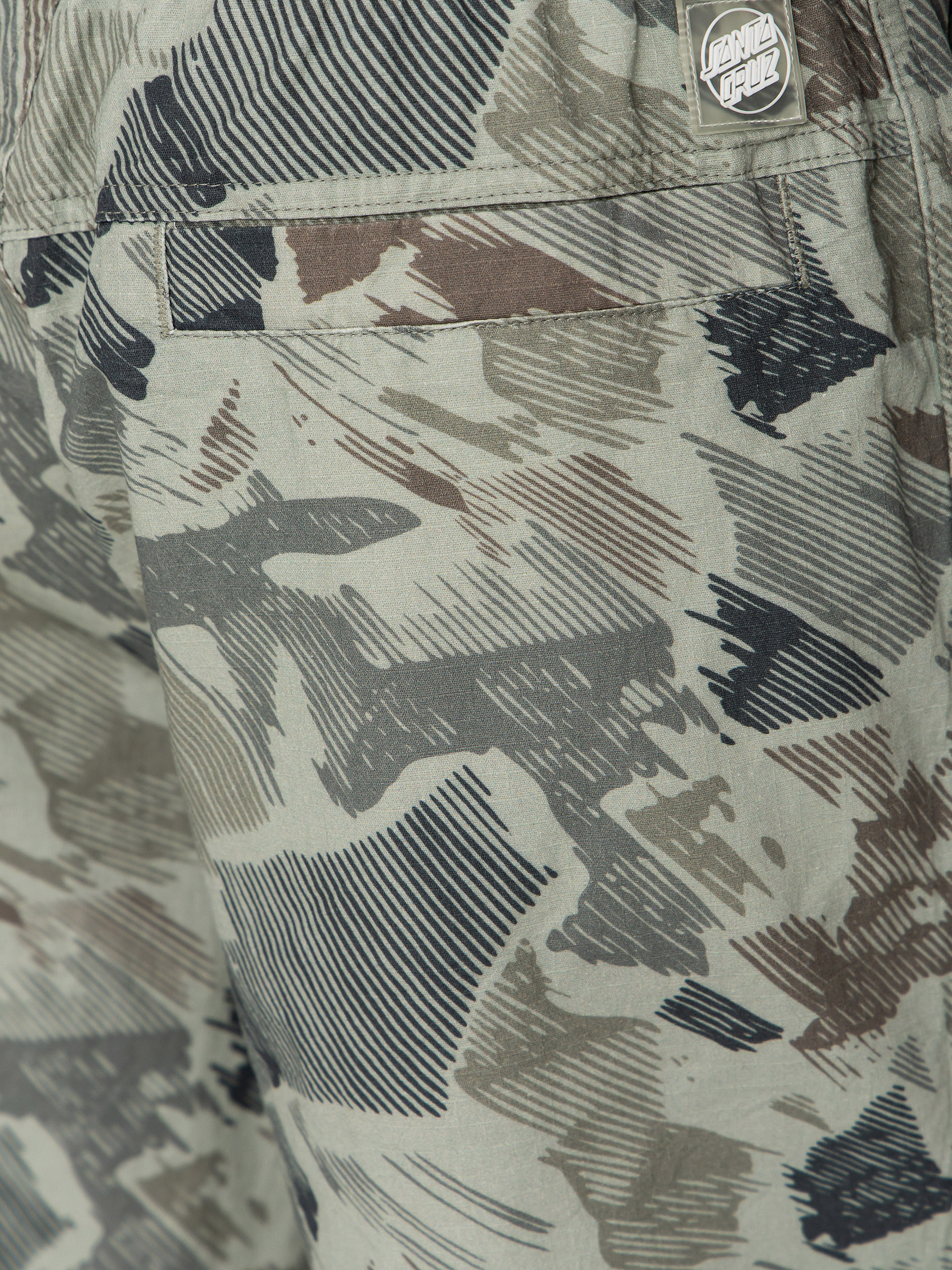 Pantaloni scurți Santa Cruz Clyde (woodcut camo)