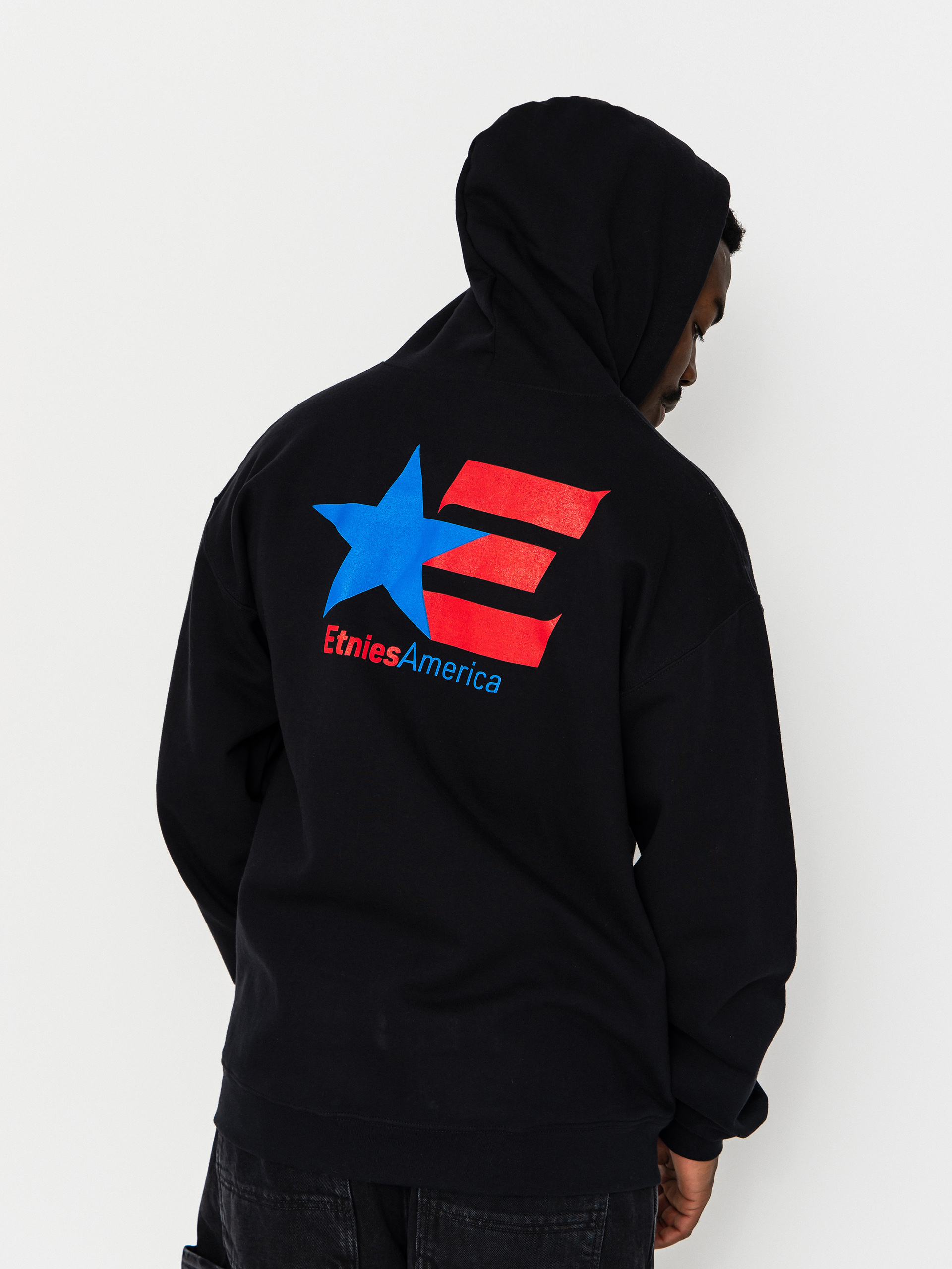 Hanorac cu glugă Etnies America Up ZHD (black)