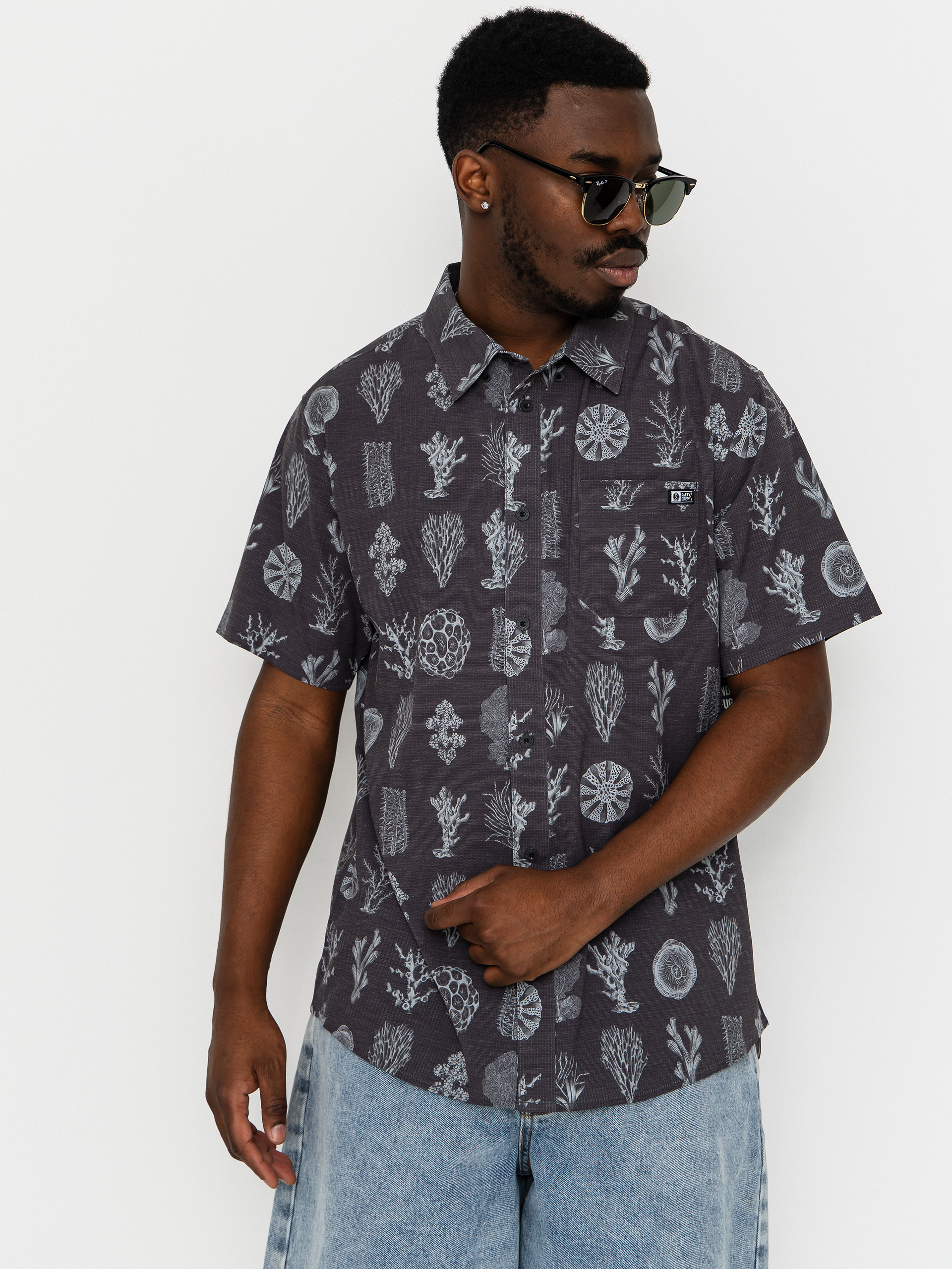 Cămașă Salty Crew Breezer Perf Button Up (phantom)