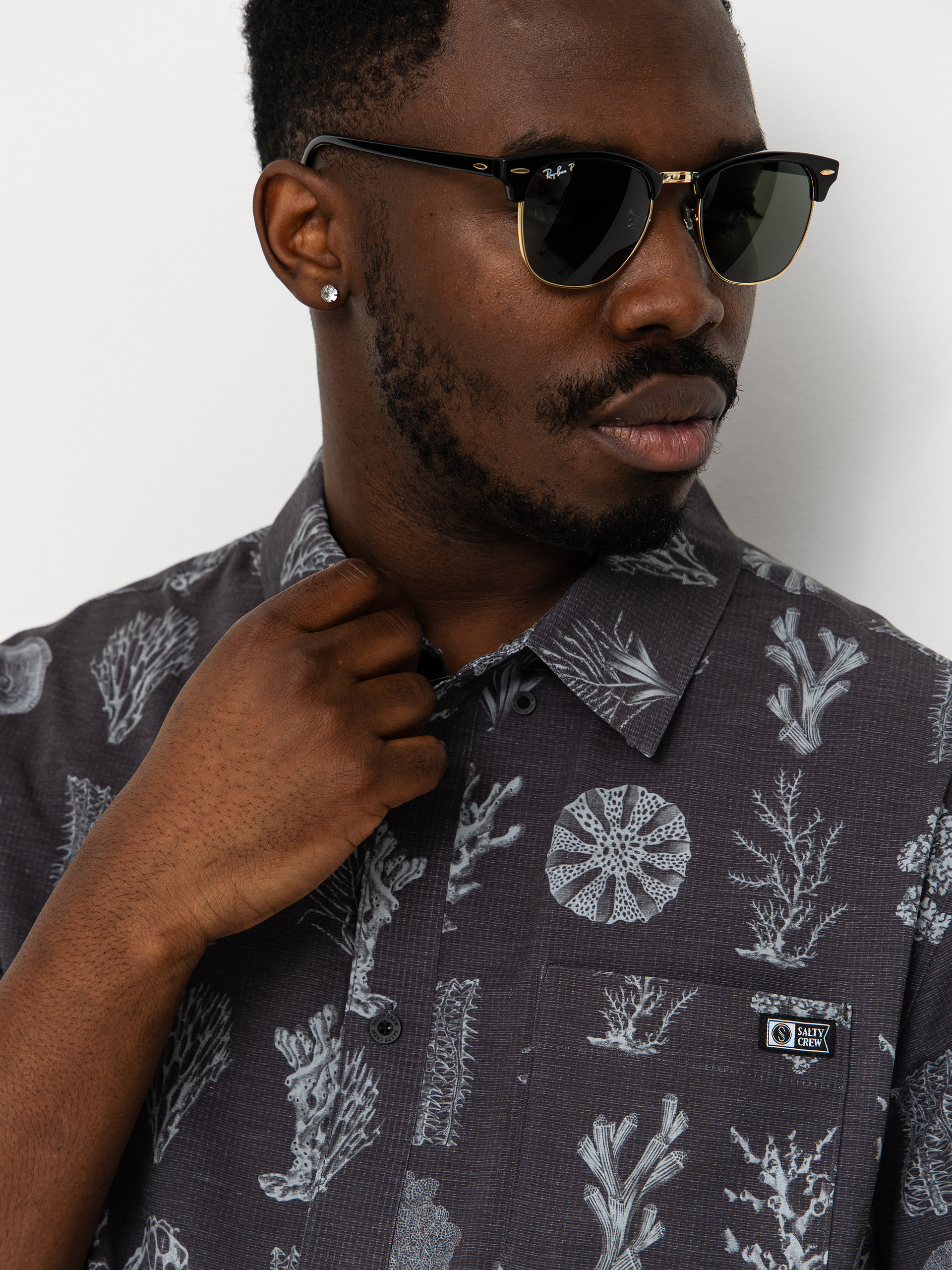 Cămașă Salty Crew Breezer Perf Button Up (phantom)