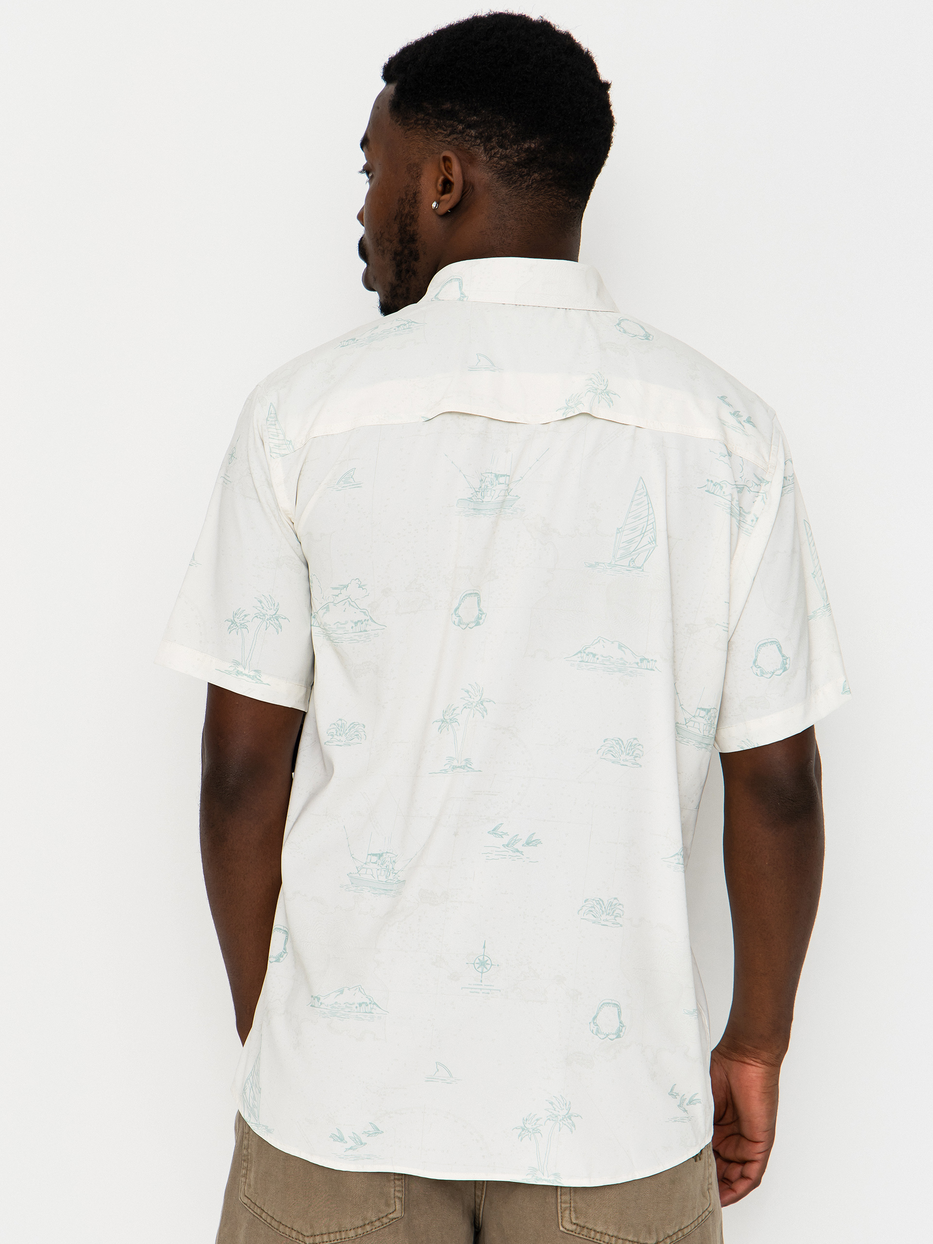 Cămașă Salty Crew Flagship Uv Button Up (white)