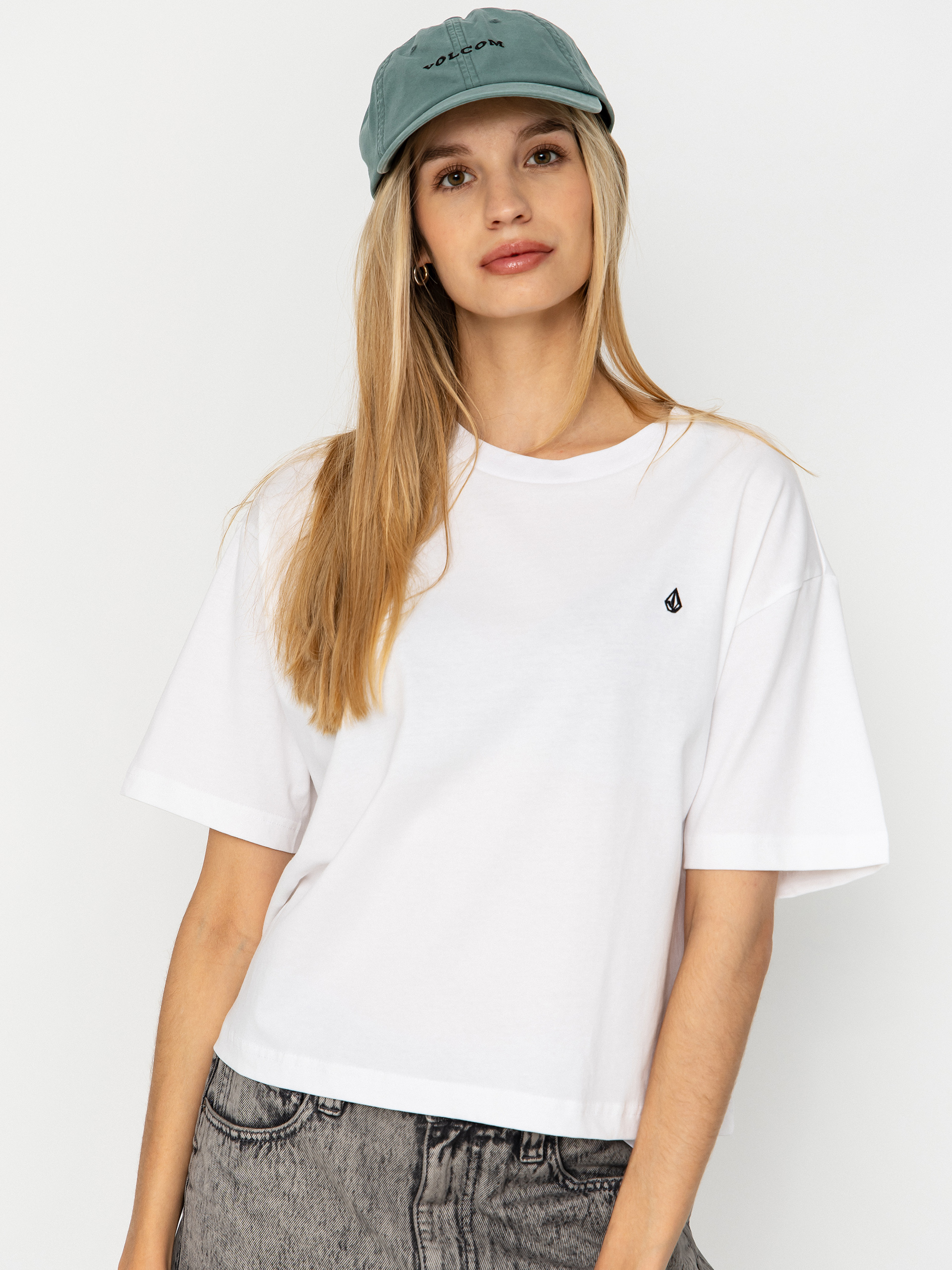 Tricou Volcom Stone Blanks Up Wmn (white)