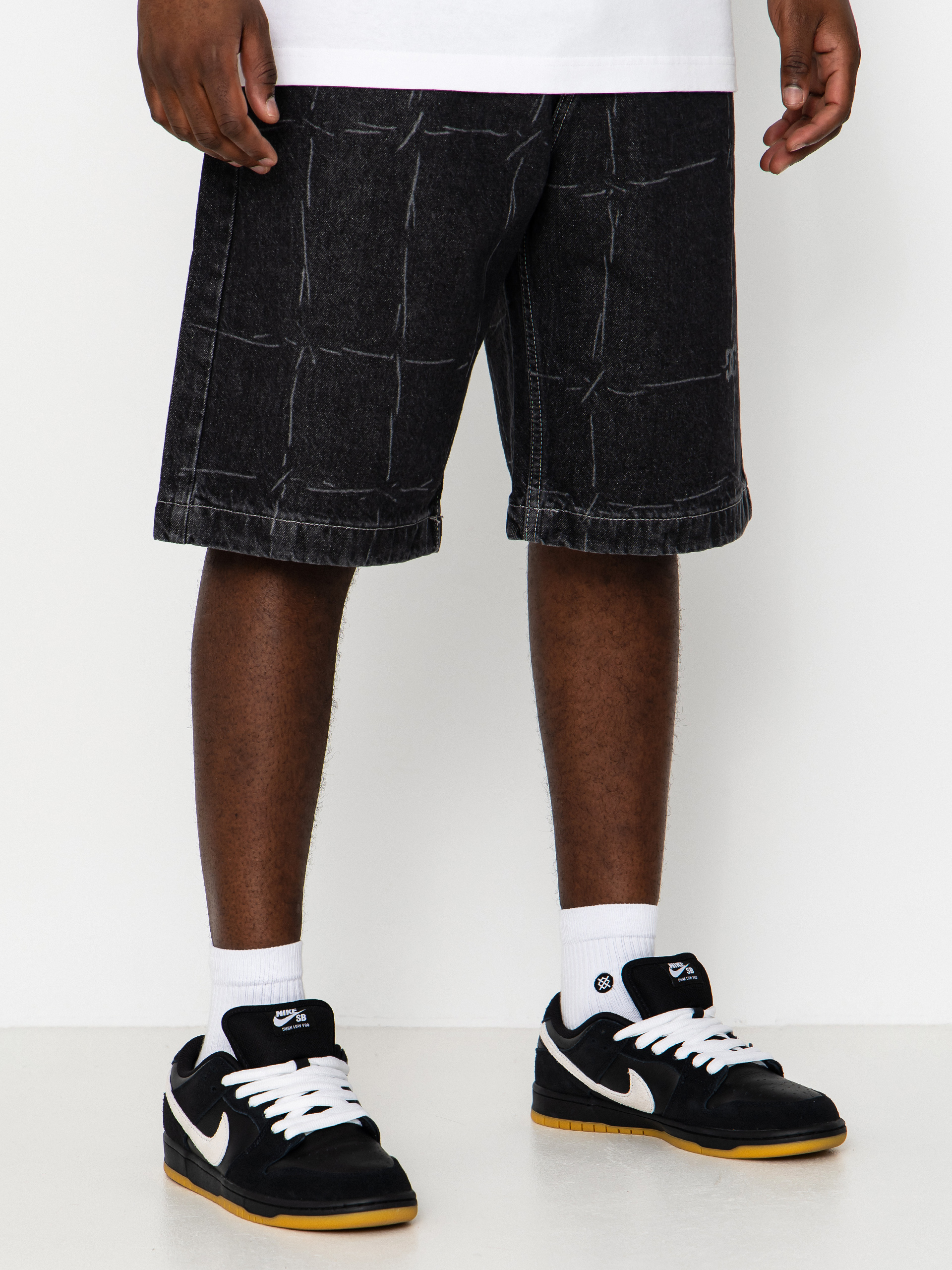 Pantaloni scurți DC Baggy Denim (wired 32 black)
