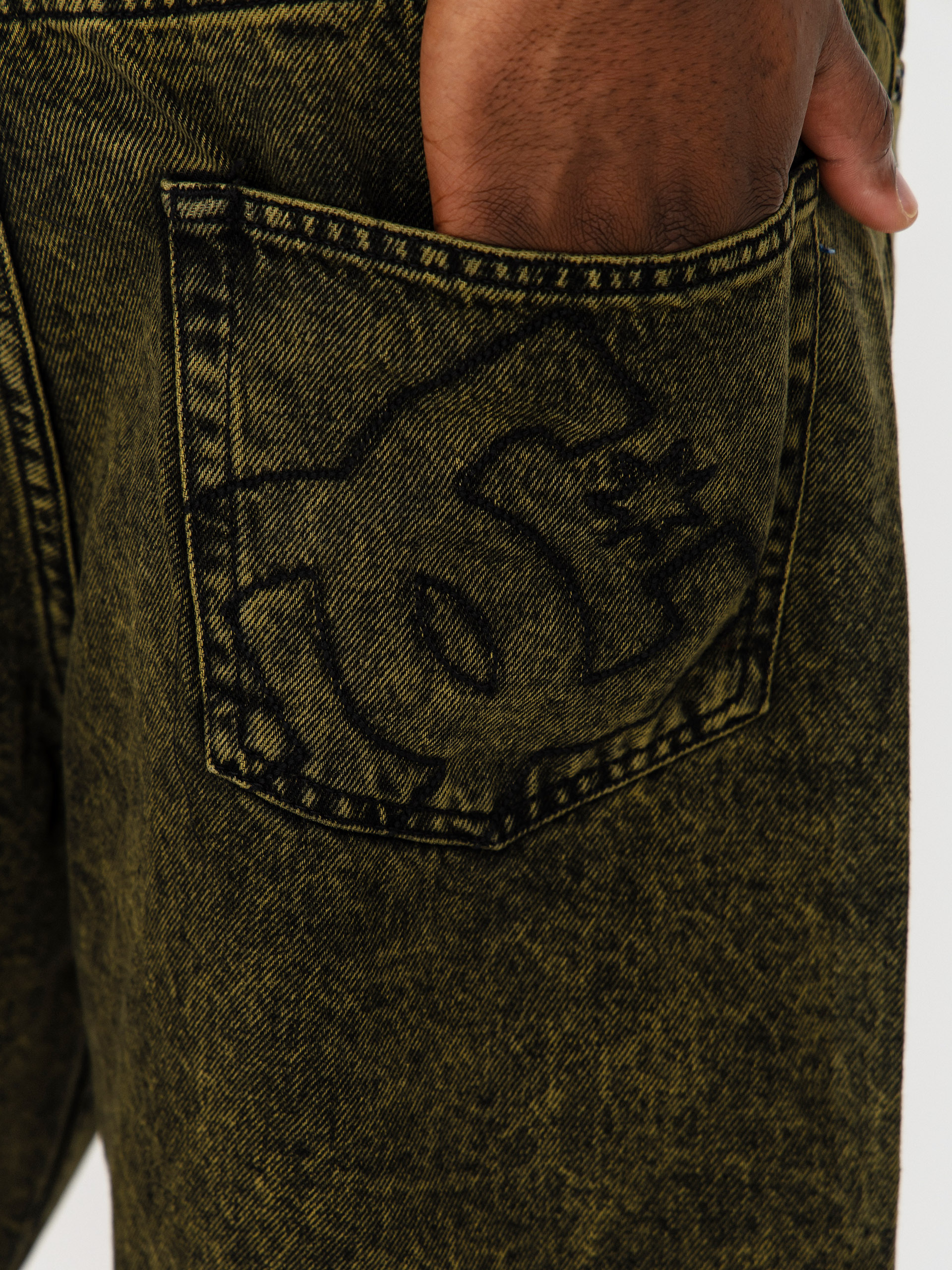 Pantaloni scurți DC Baggy Denim (golden olive)