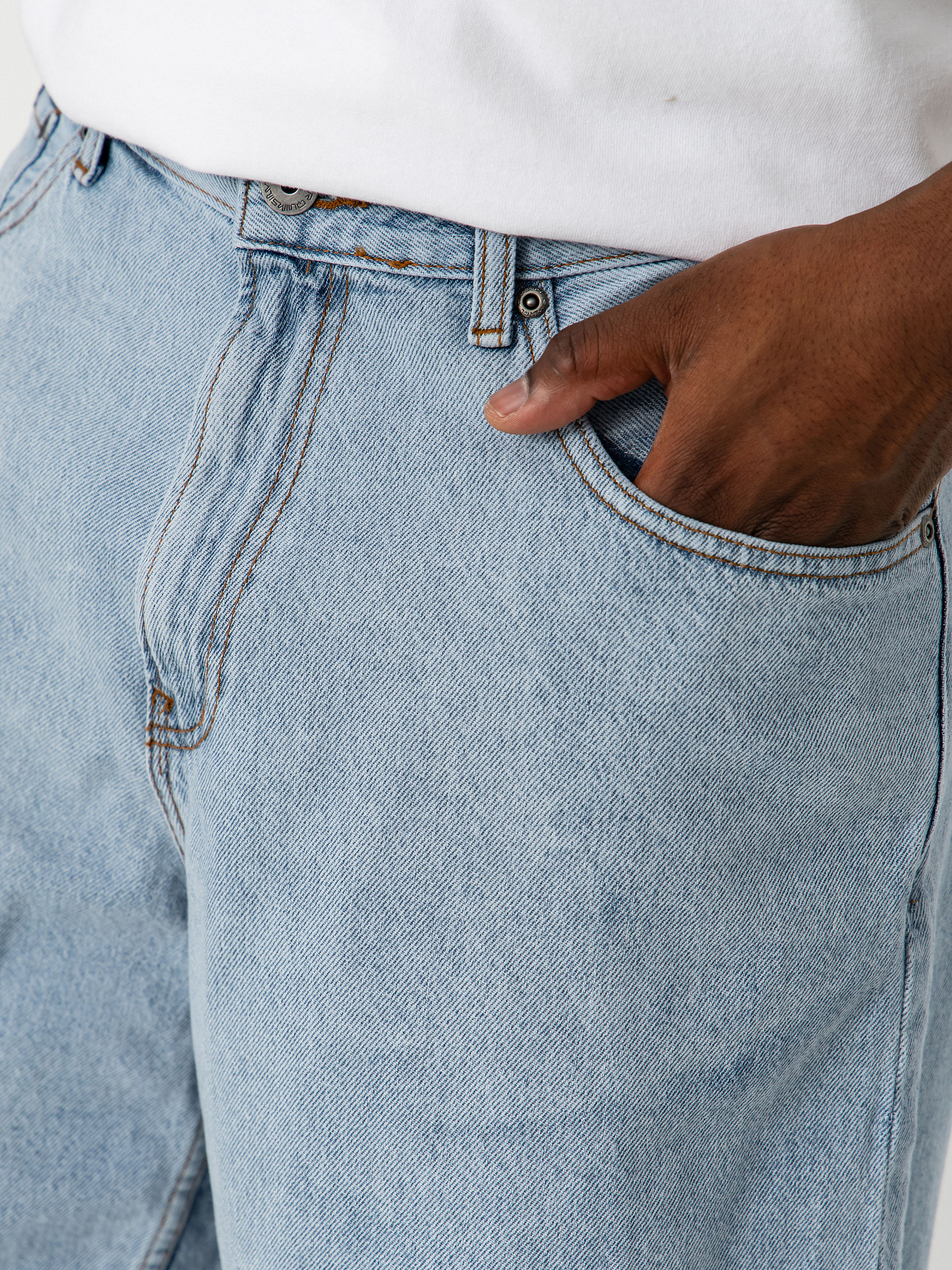Pantaloni scurți Quiksilver Baggy Denim (indigo light)