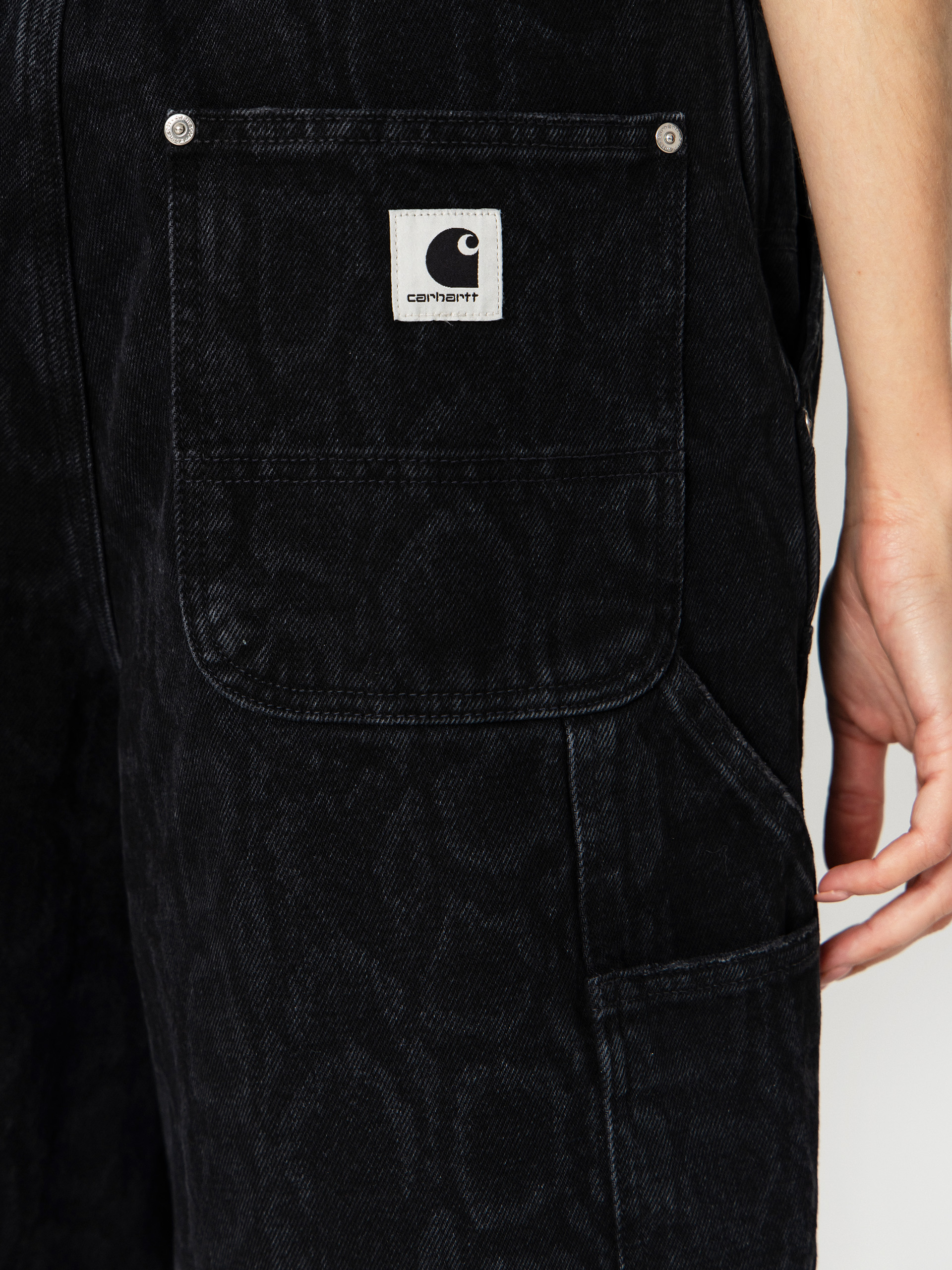 Pantaloni scurți Carhartt WIP Snake Nixon Double Knee Wmn (snake camo/black)