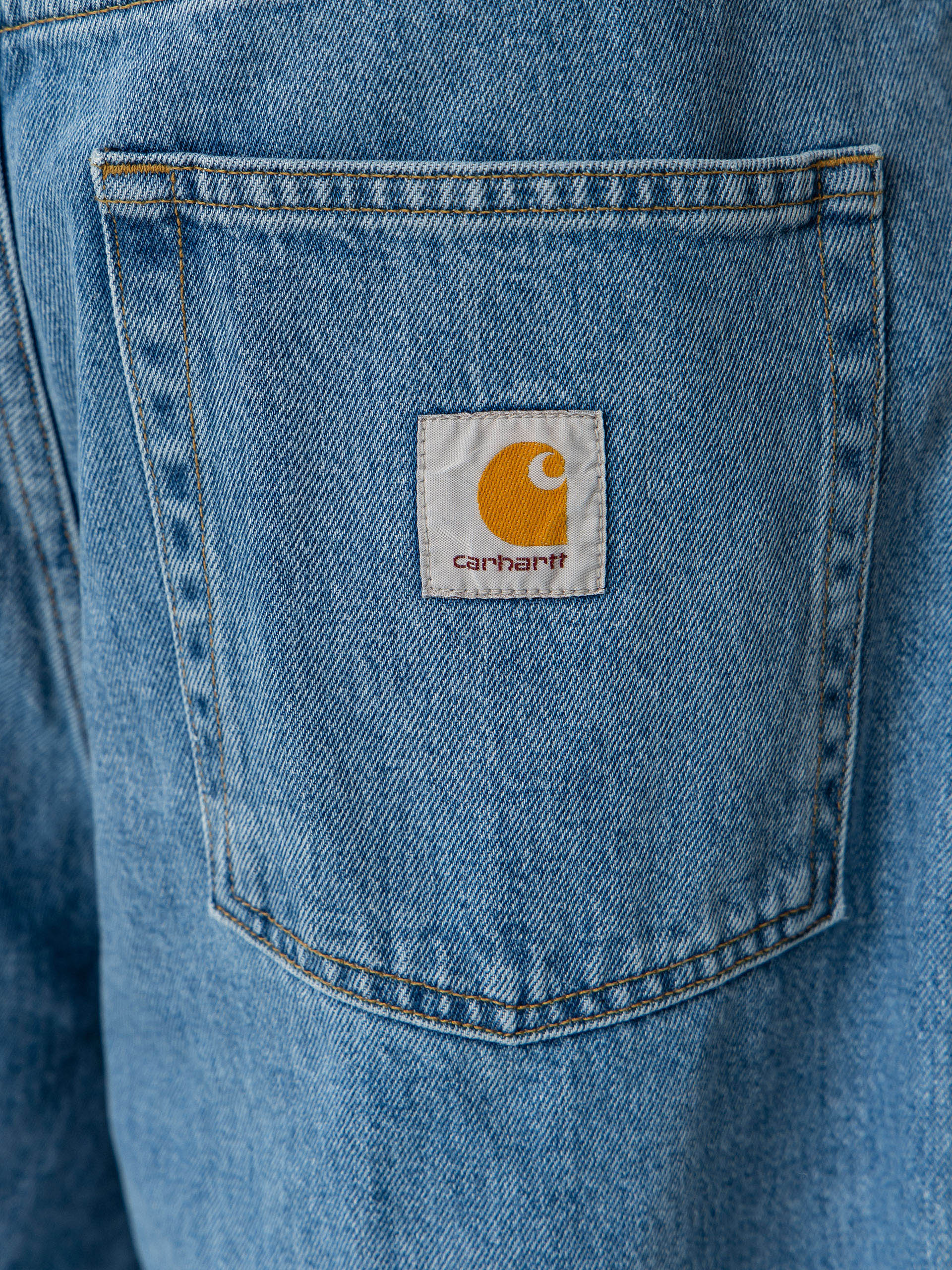 Pantaloni scurți Carhartt WIP Brandon (blue stone bleached)