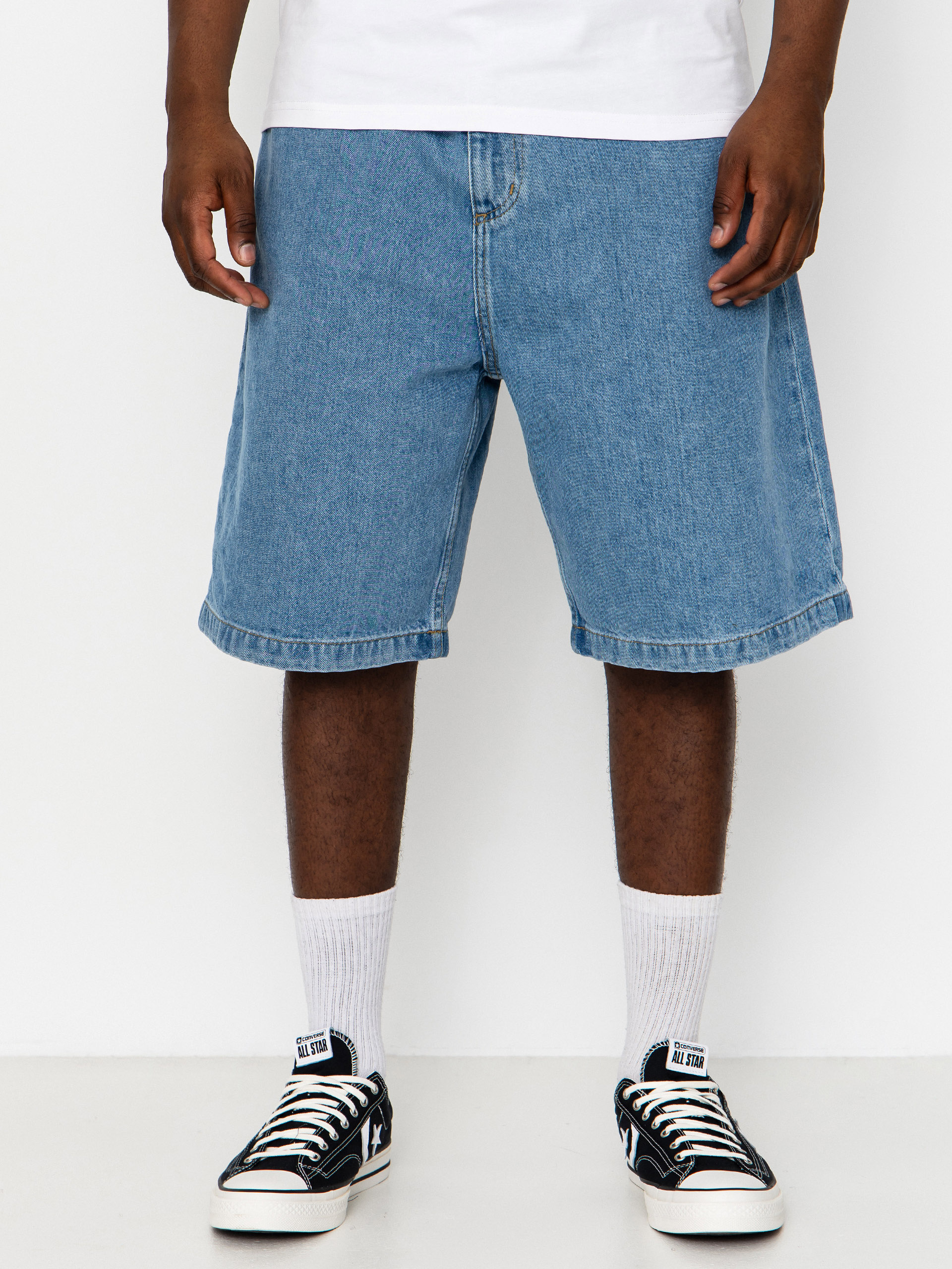 Pantaloni scurți Carhartt WIP Brandon (blue stone bleached)