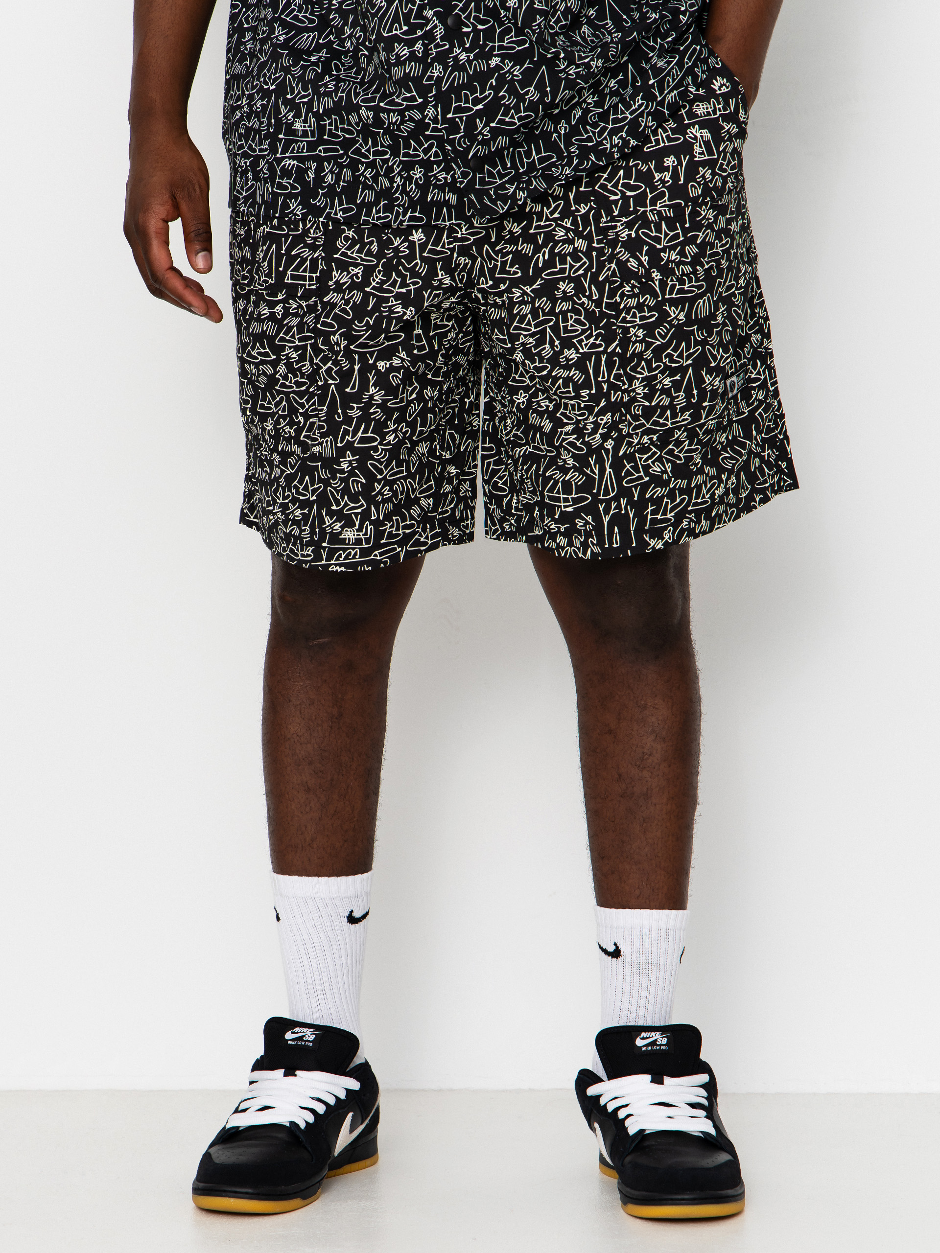 Pantaloni scurți Salty Crew Raid Packable (lb black)