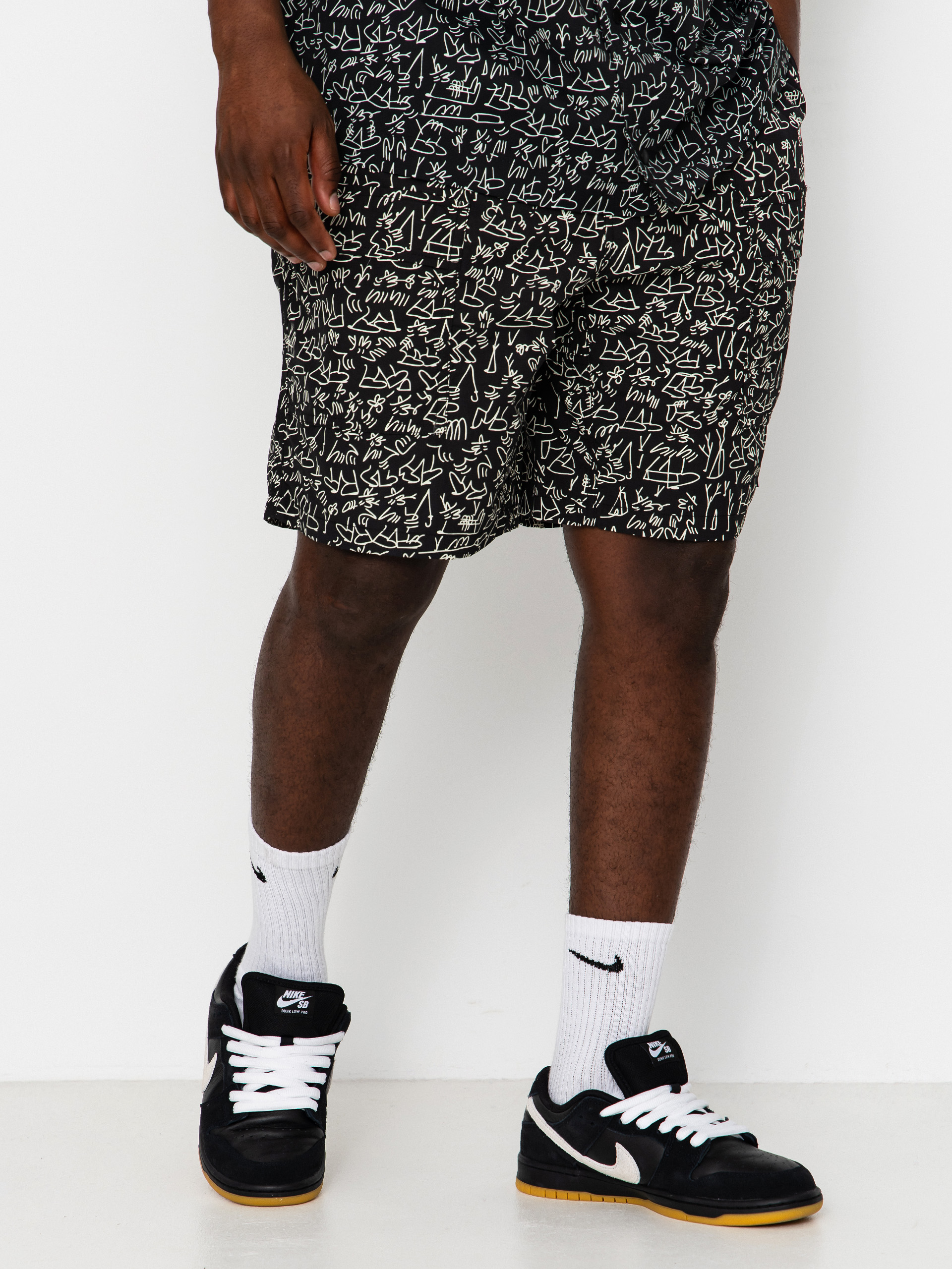 Pantaloni scurți Salty Crew Raid Packable (lb black)