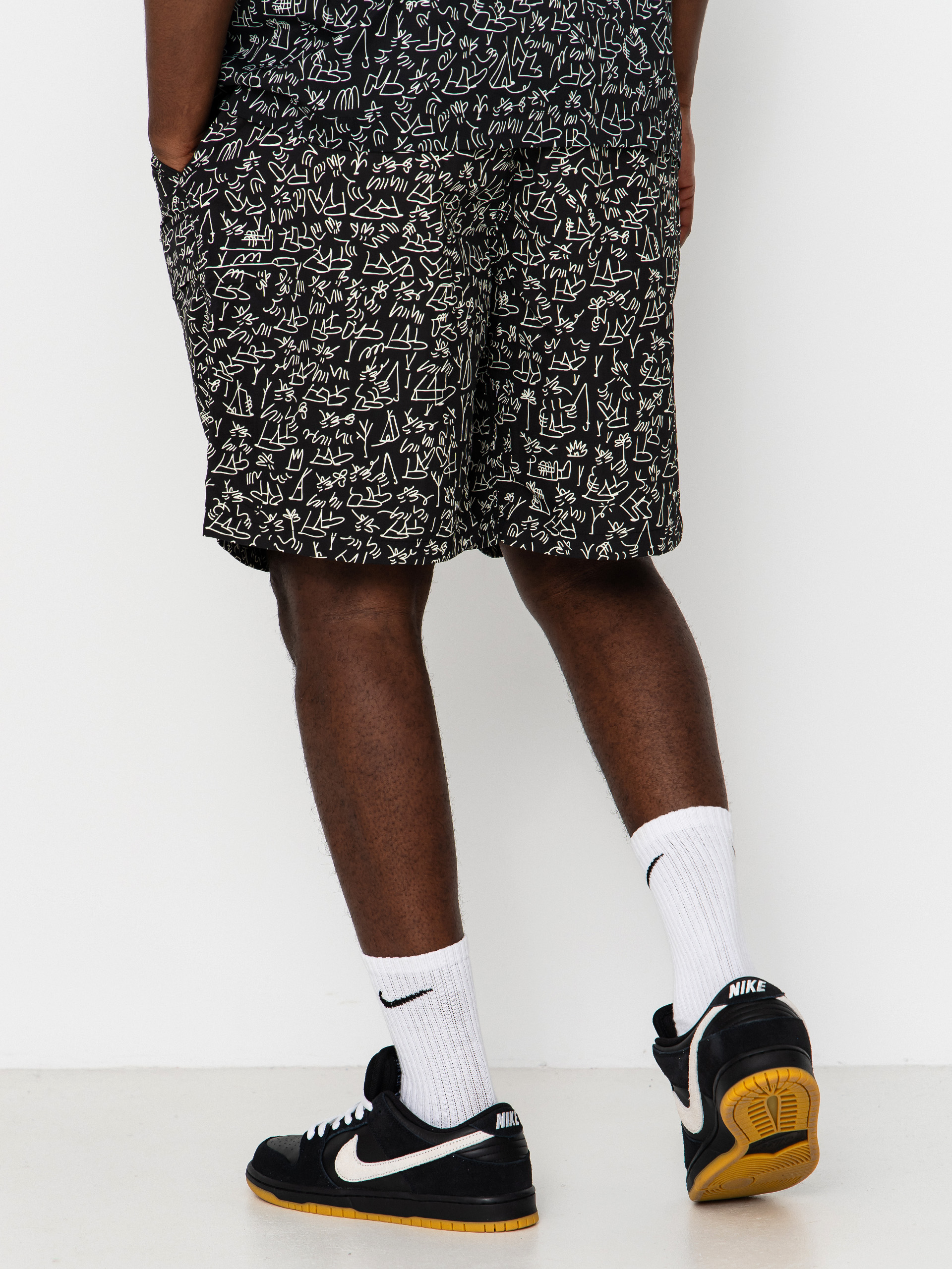 Pantaloni scurți Salty Crew Raid Packable (lb black)