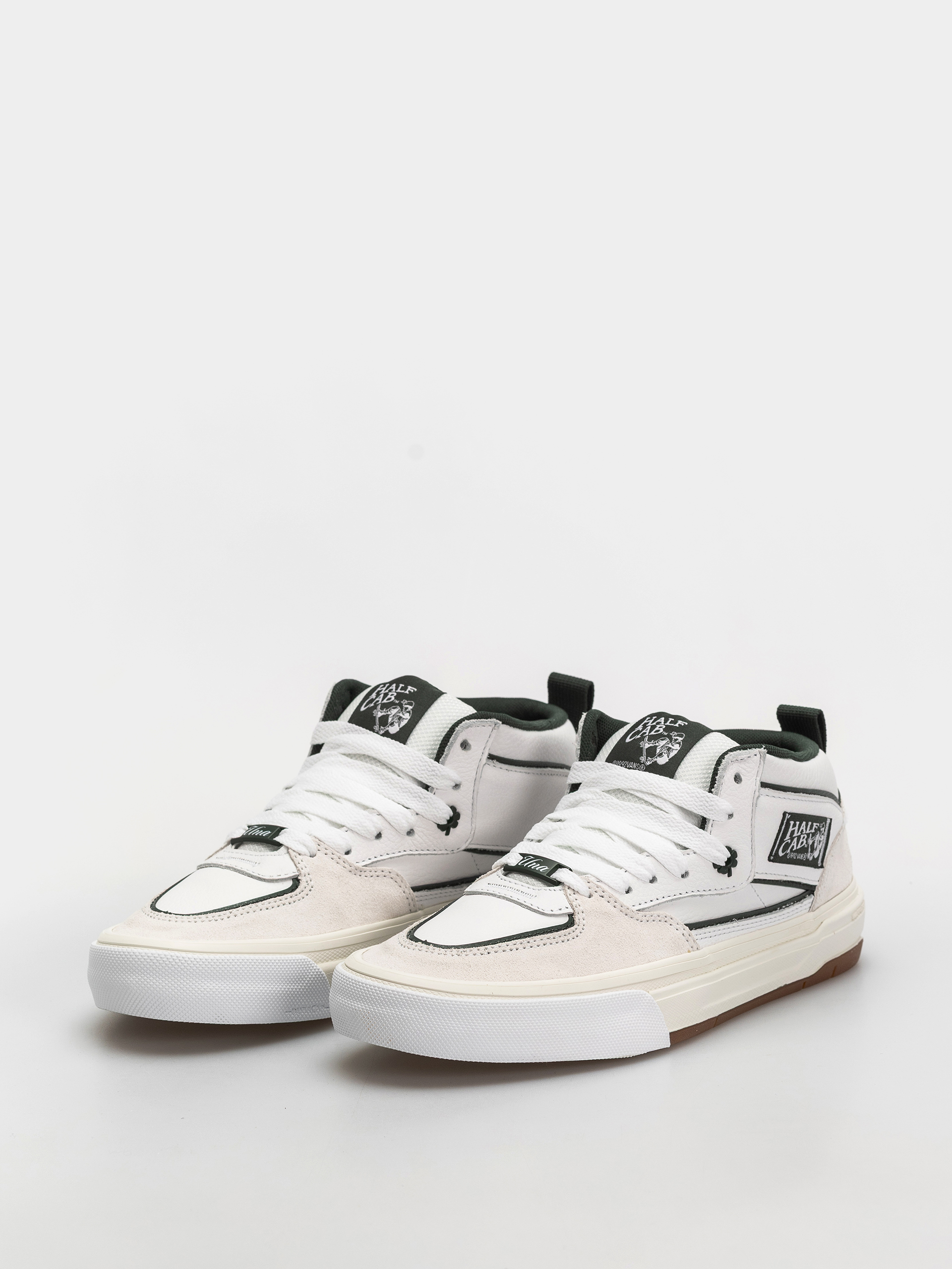 Pantofi Vans Skate Half Cab Wafflecup (white/gum)