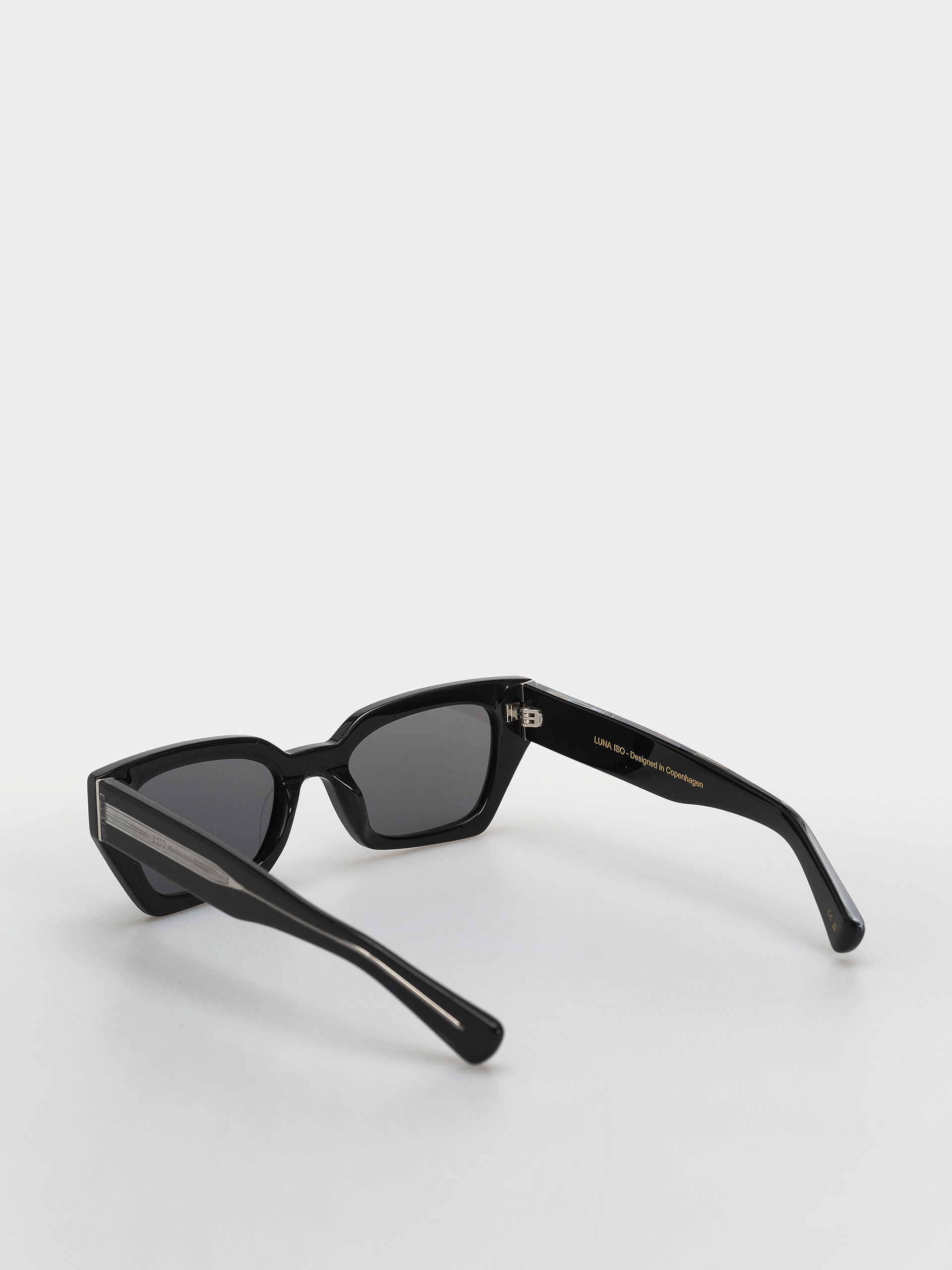 Ochelari de soare MessyWeekend Luna (black/transparent/grey)