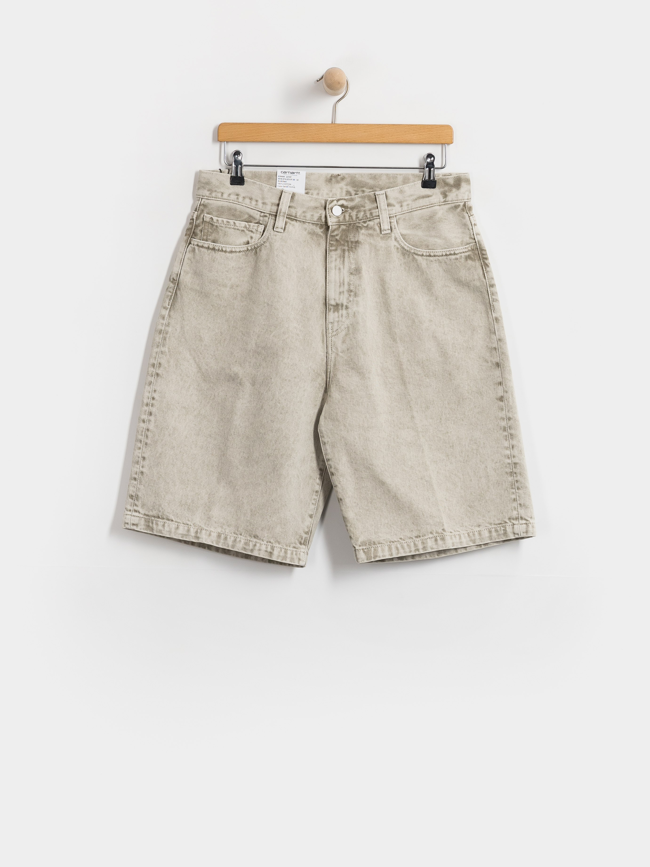 Pantaloni scurți Carhartt WIP Landon (opuntia chalk wash)