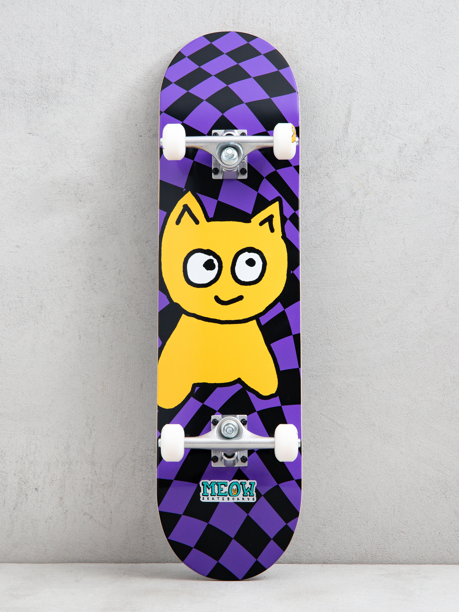 Skateboard Meow Skateboards Big Cat Checker Twist