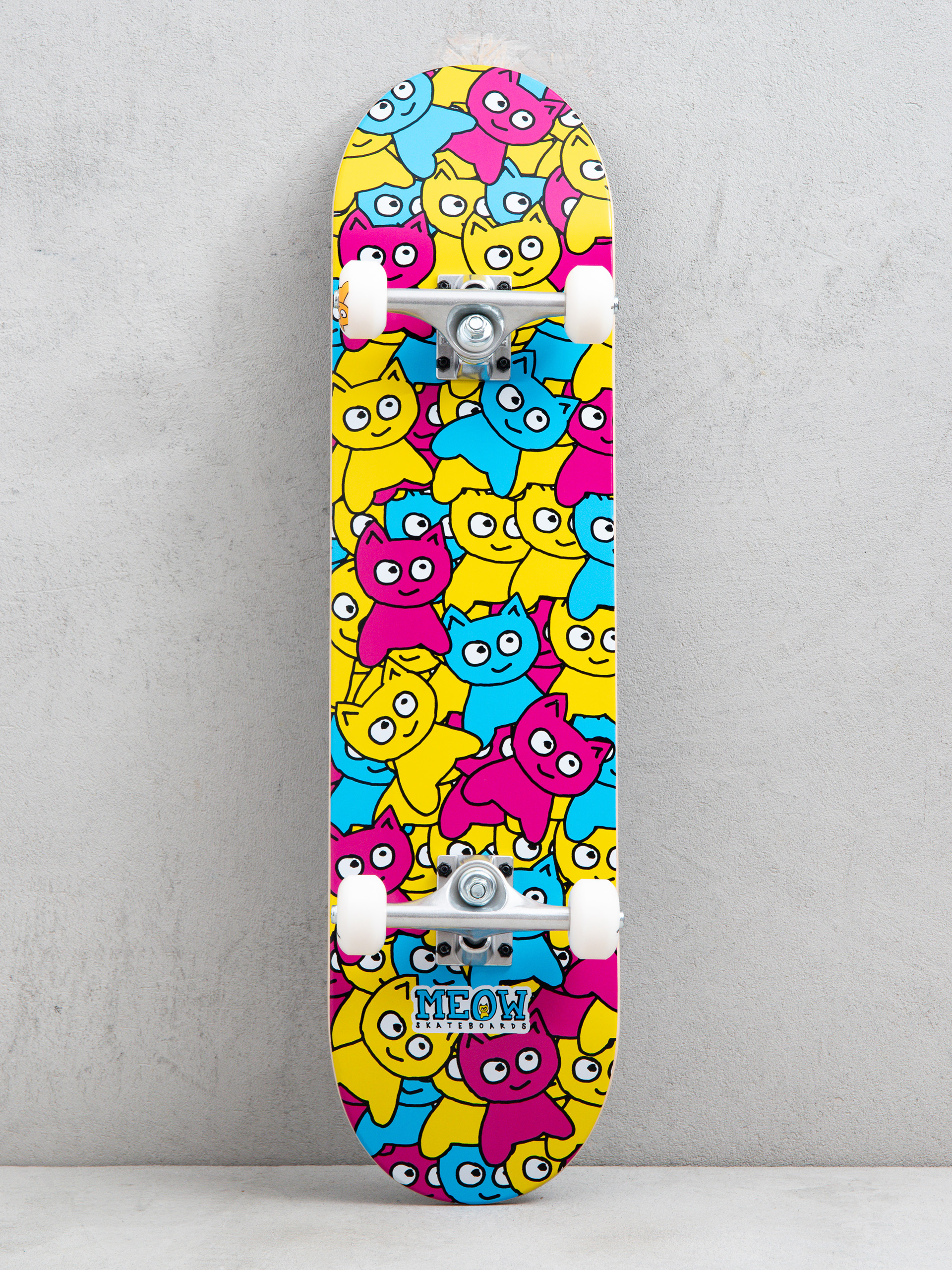 Skateboard Meow Skateboards Sticker Pile