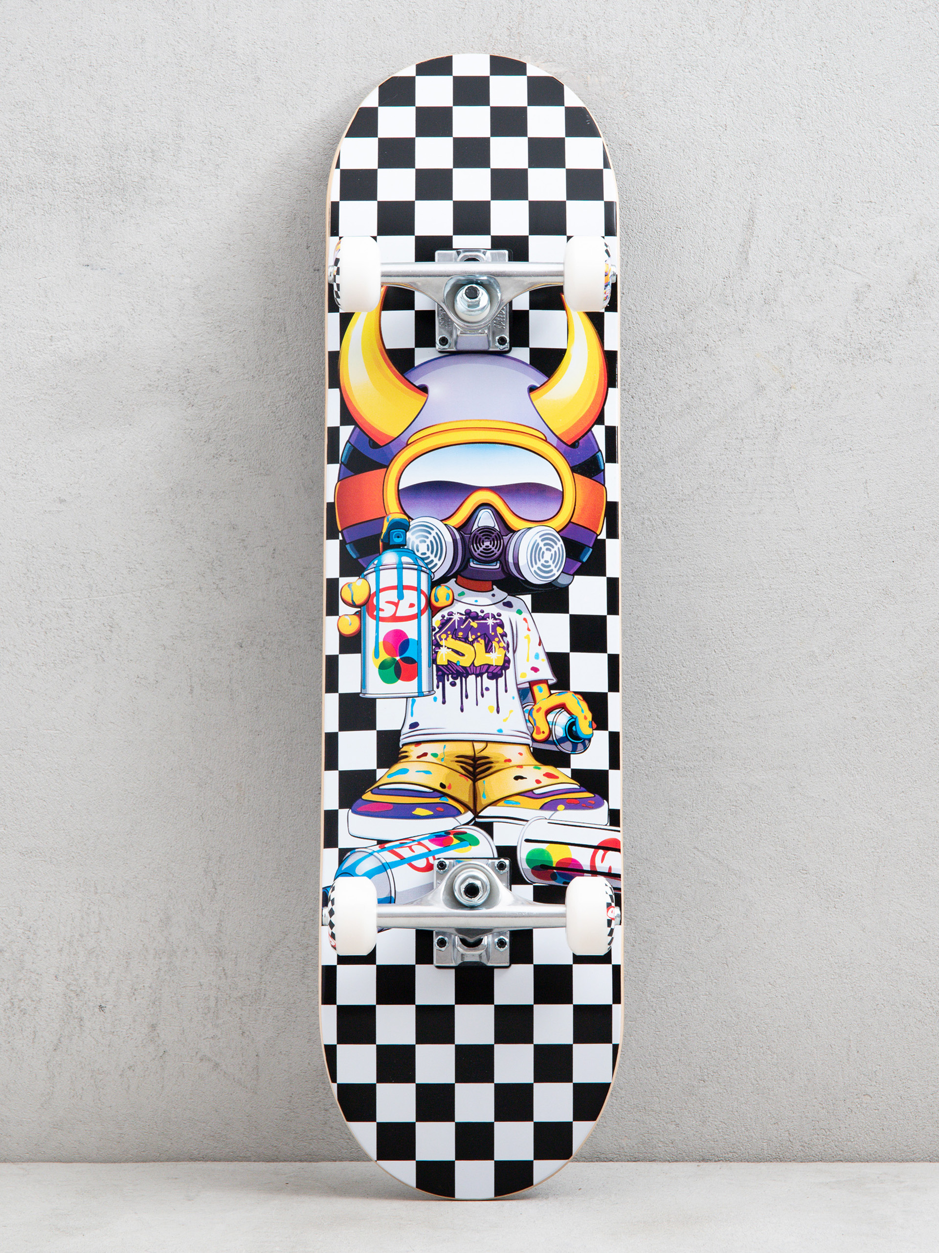Skateboard Speed Demons Tagger (black/white checks)