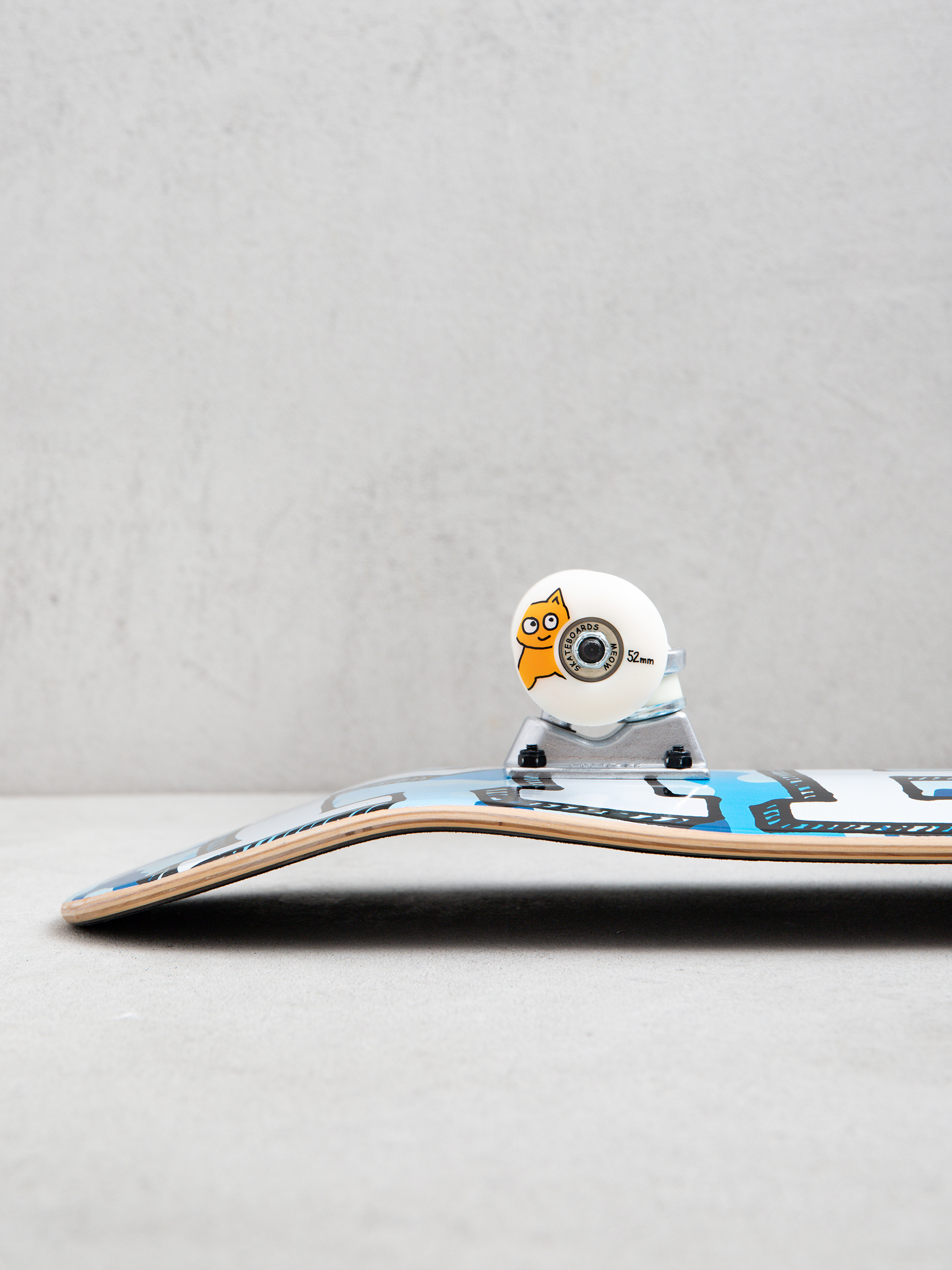 Skateboard Meow Skateboards Logo Complete (blue)