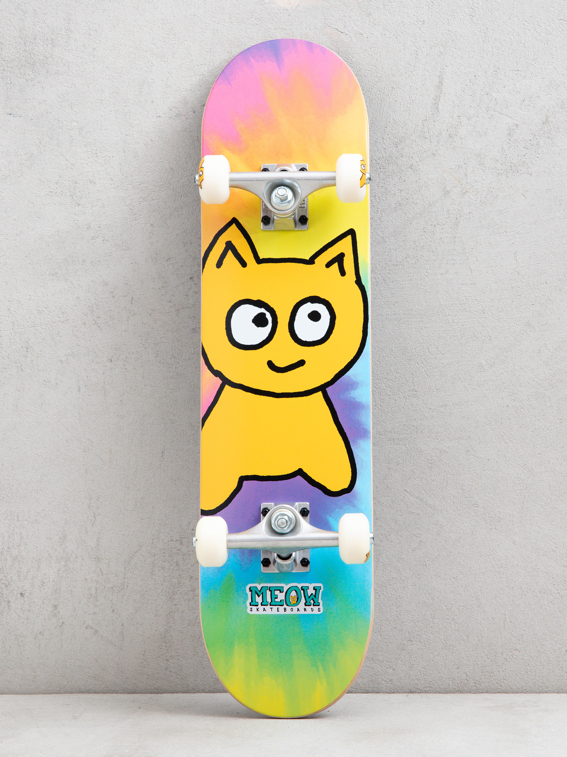 Skateboard Meow Skateboards Big Cat Soft Top (tie dye)
