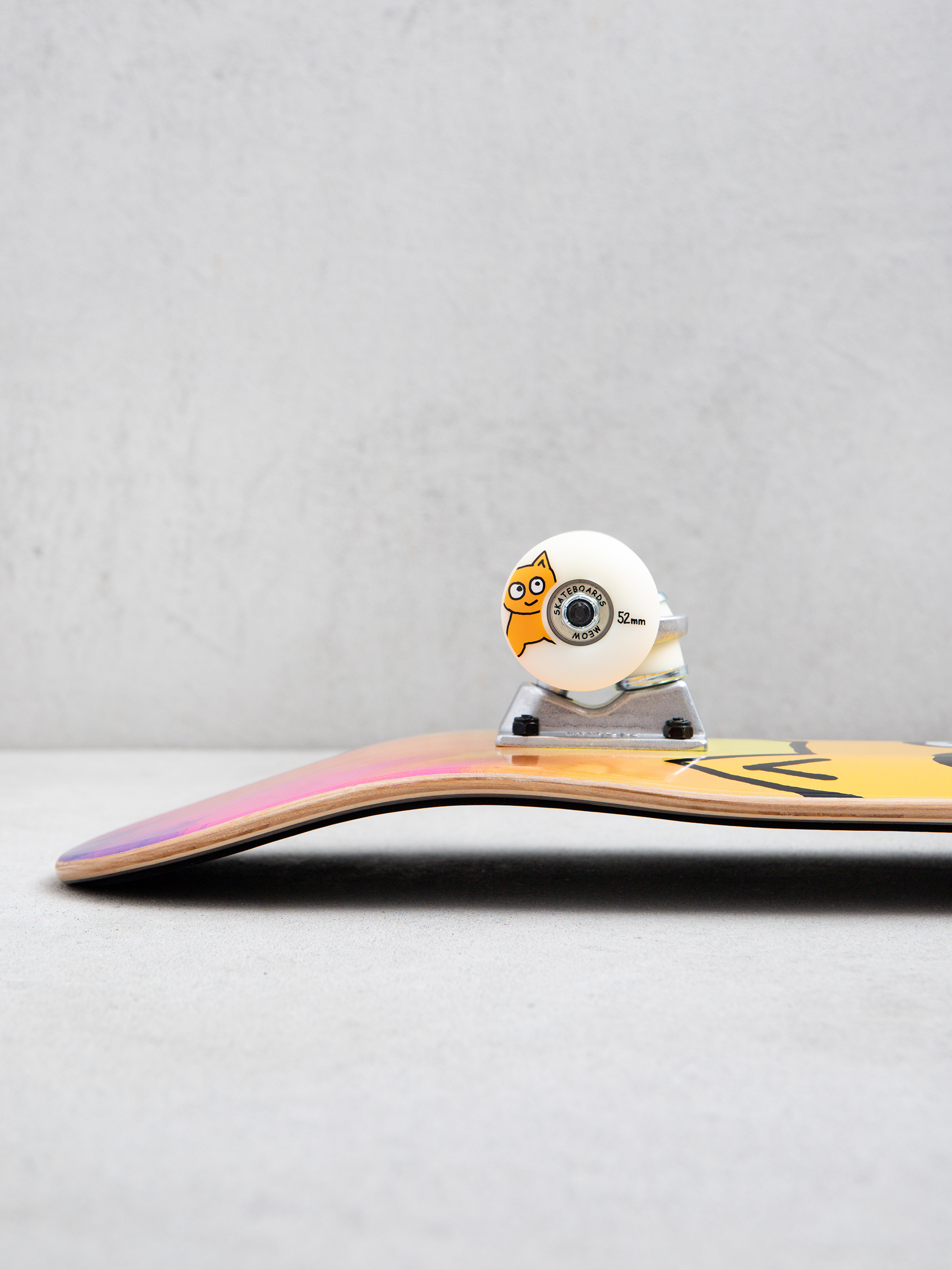 Skateboard Meow Skateboards Big Cat Soft Top (tie dye)