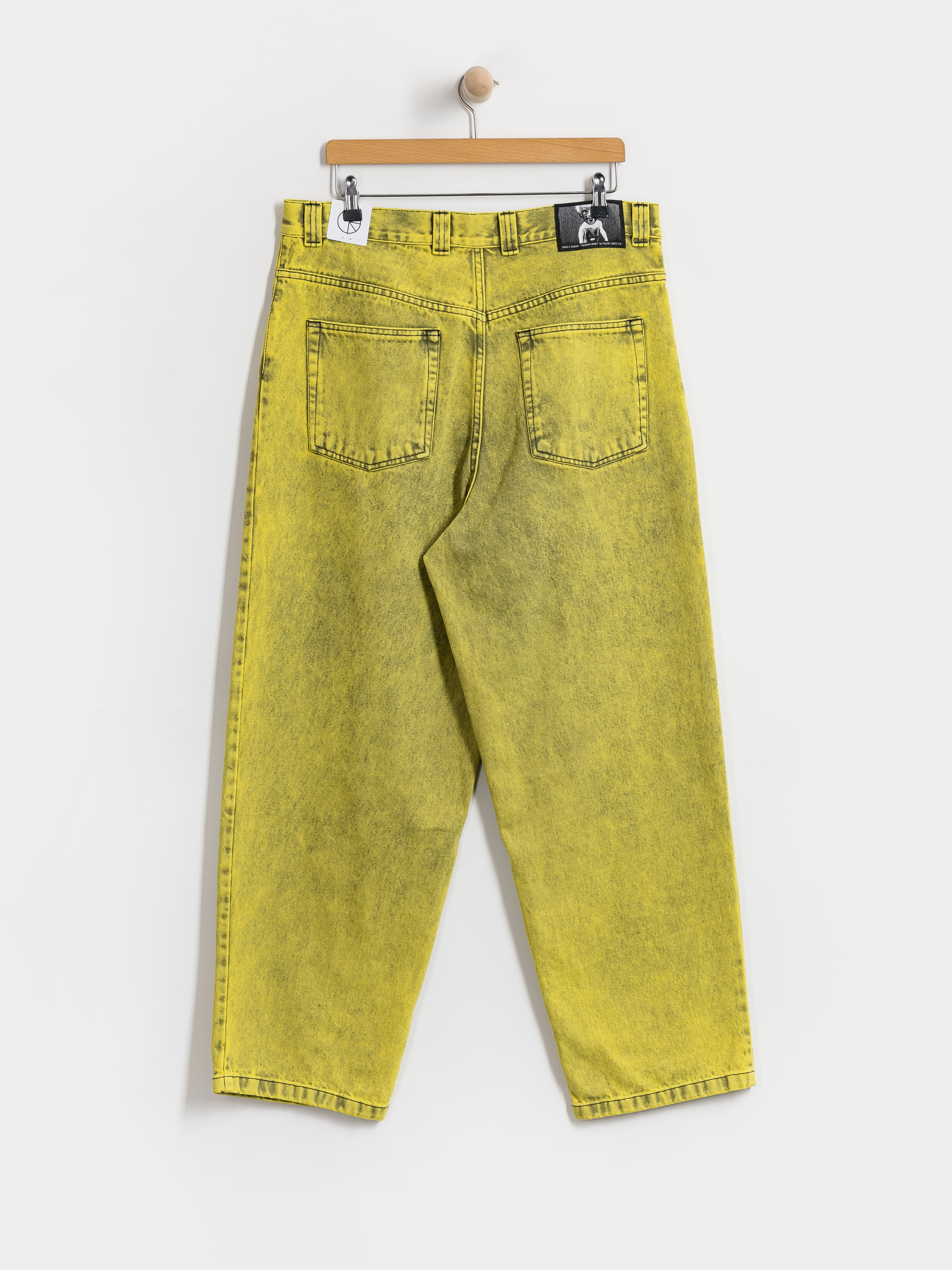 Pantaloni Polar Skate Big Boy Demon Child (lemon black)