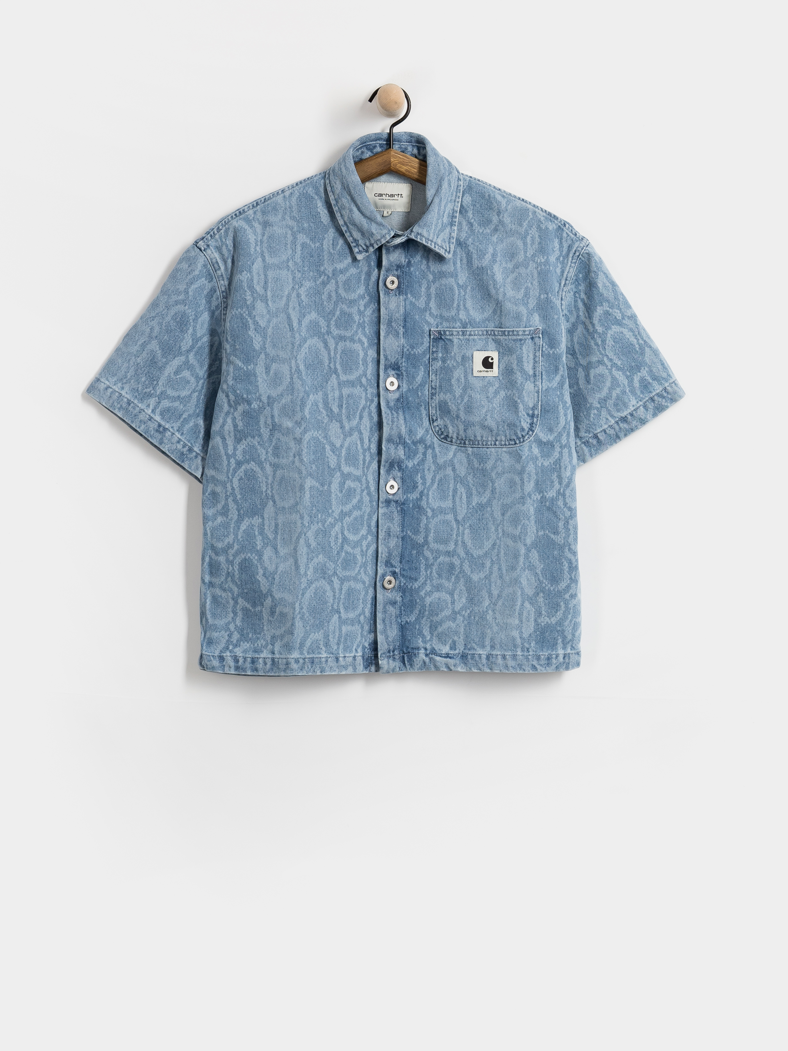 Cămașă Carhartt WIP Snake Lovilia Wmn (snake camo blue)