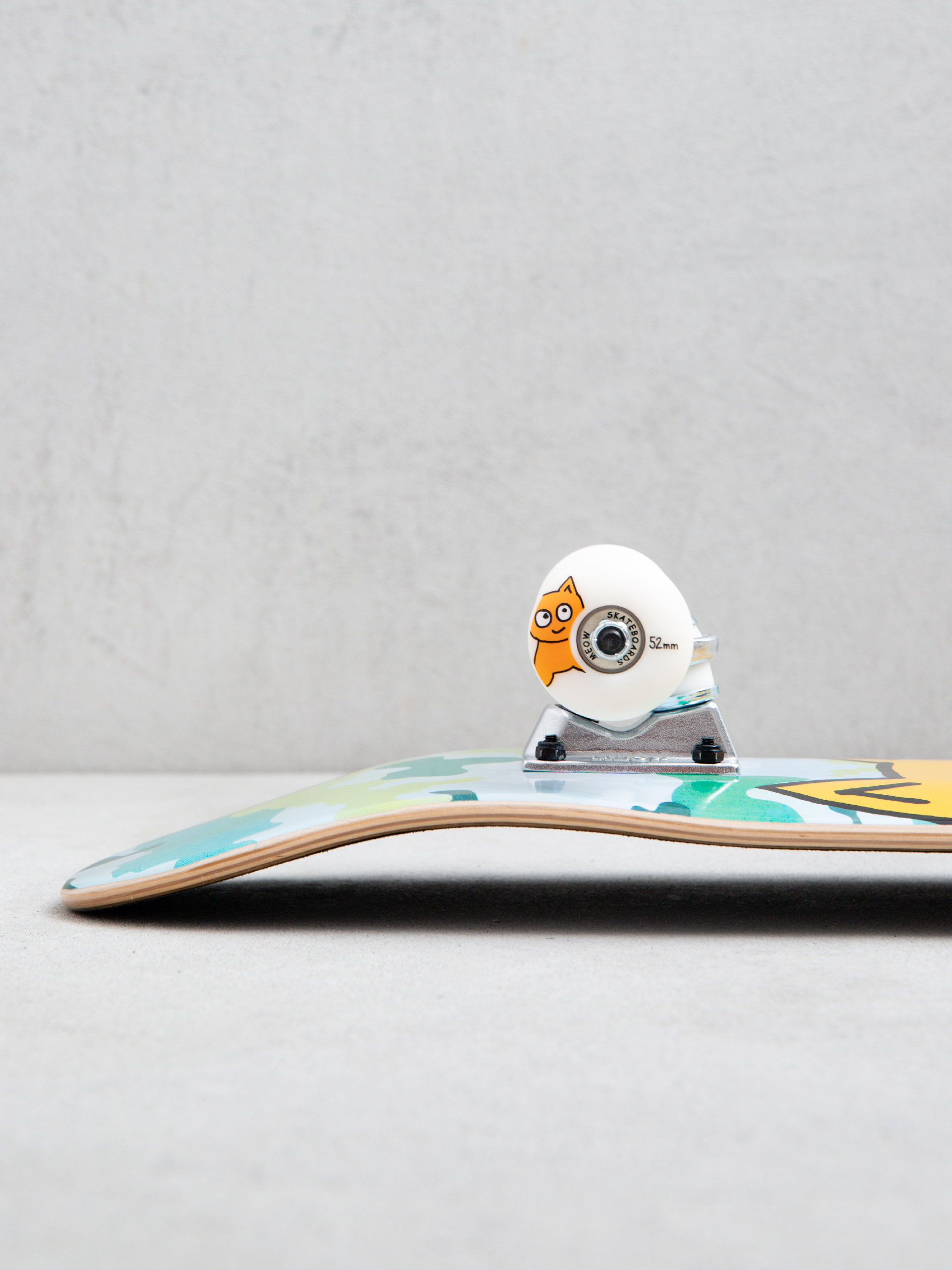 Skateboard Meow Skateboards Big Cat (camo green)