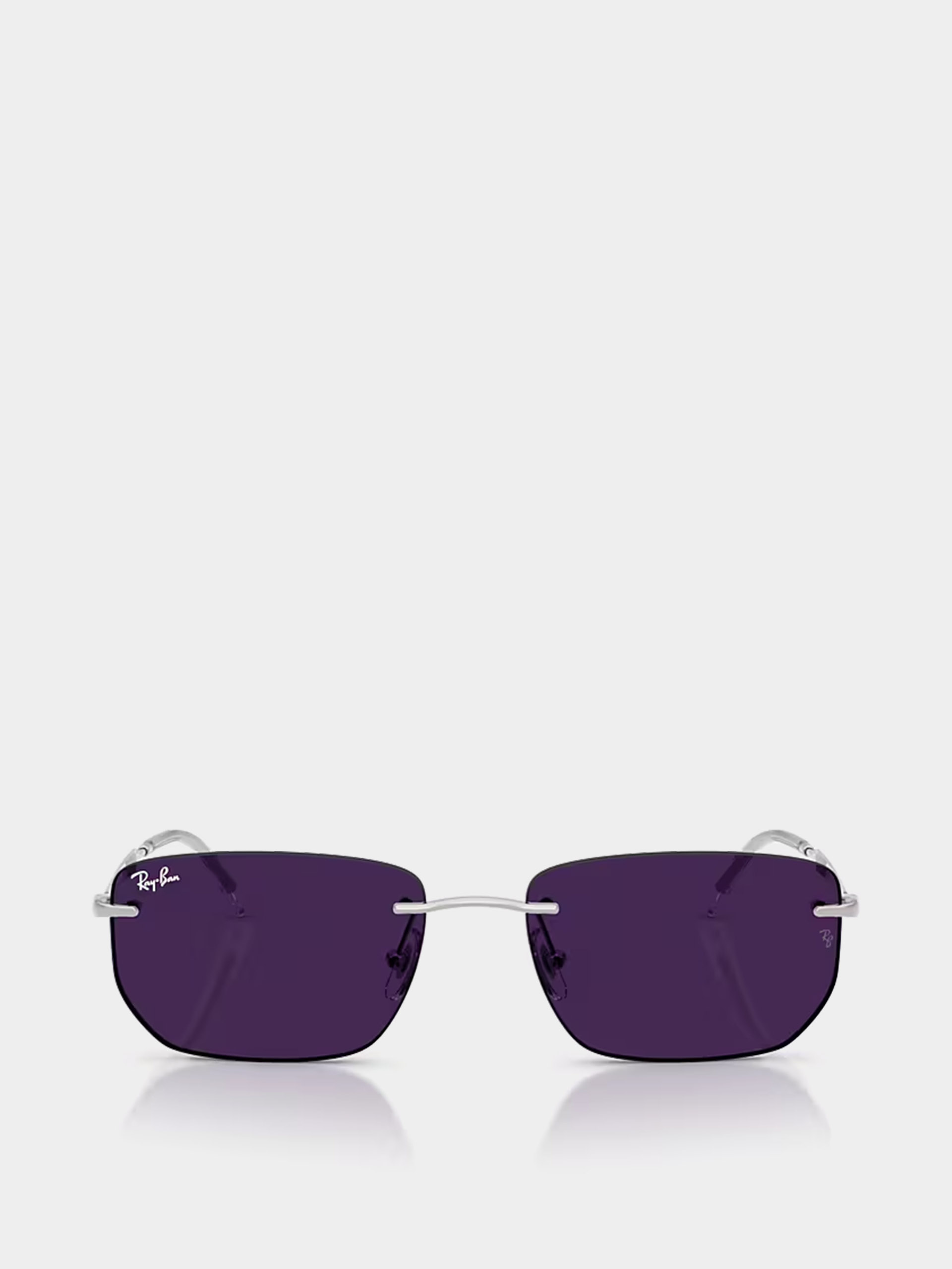 Ochelari de soare Ray-Ban Rb3768 Transitions Color Touch (polerowany srebrny/ametyst transitions)