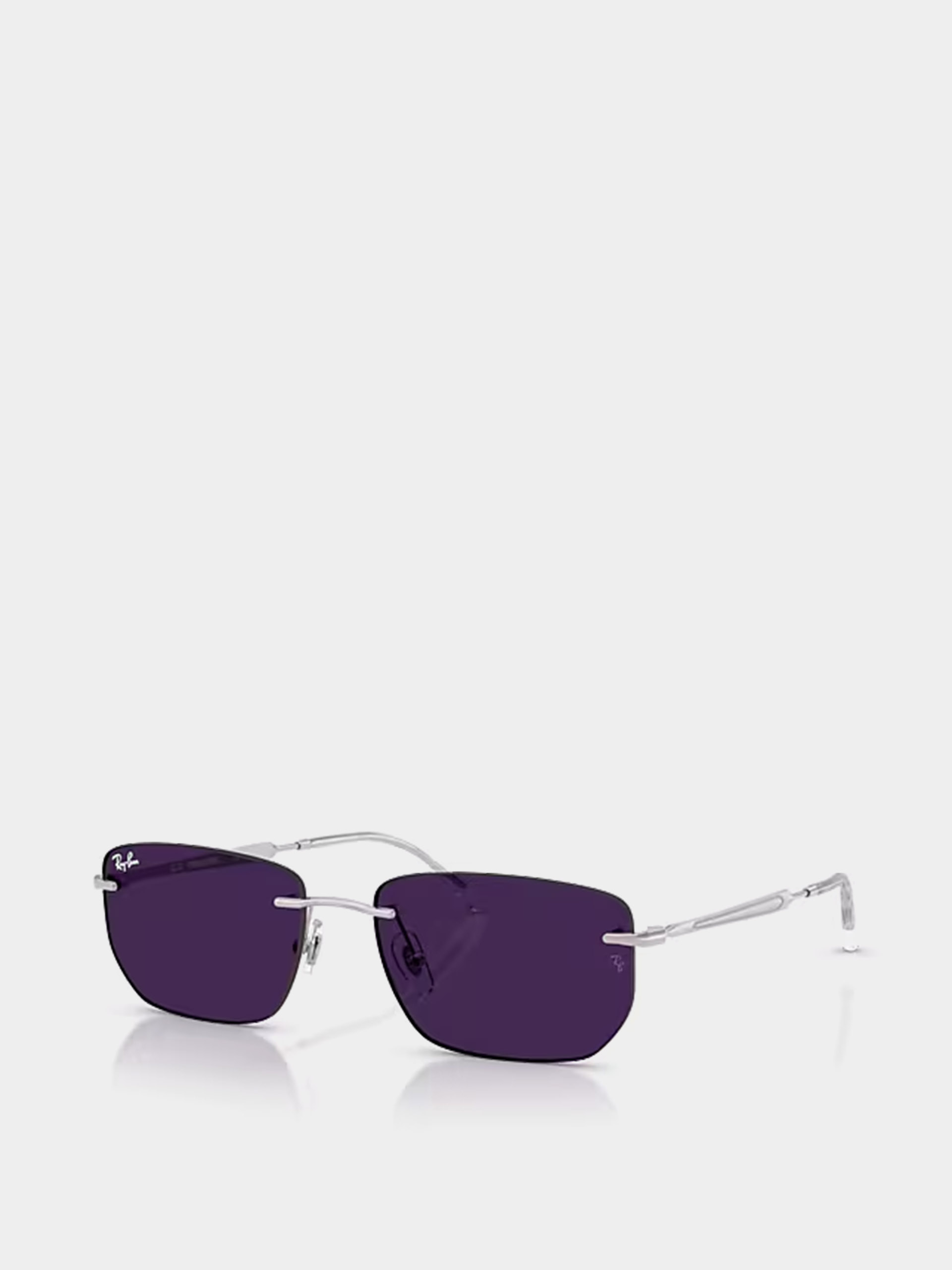 Ochelari de soare Ray-Ban Rb3768 Transitions Color Touch (polerowany srebrny/ametyst transitions)