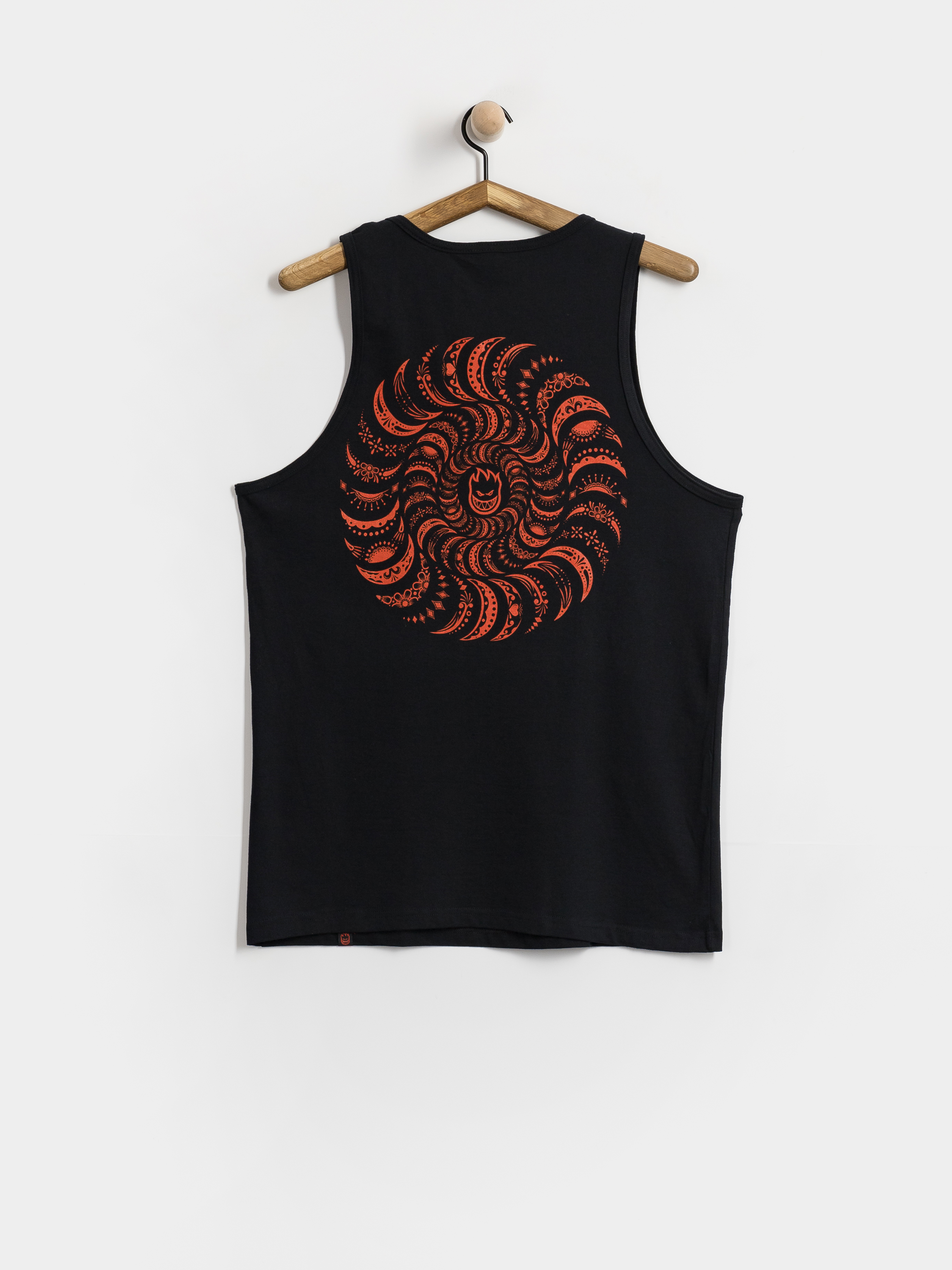 Tricou Spitfire Classic Swirl Paisley (black w/red prints)