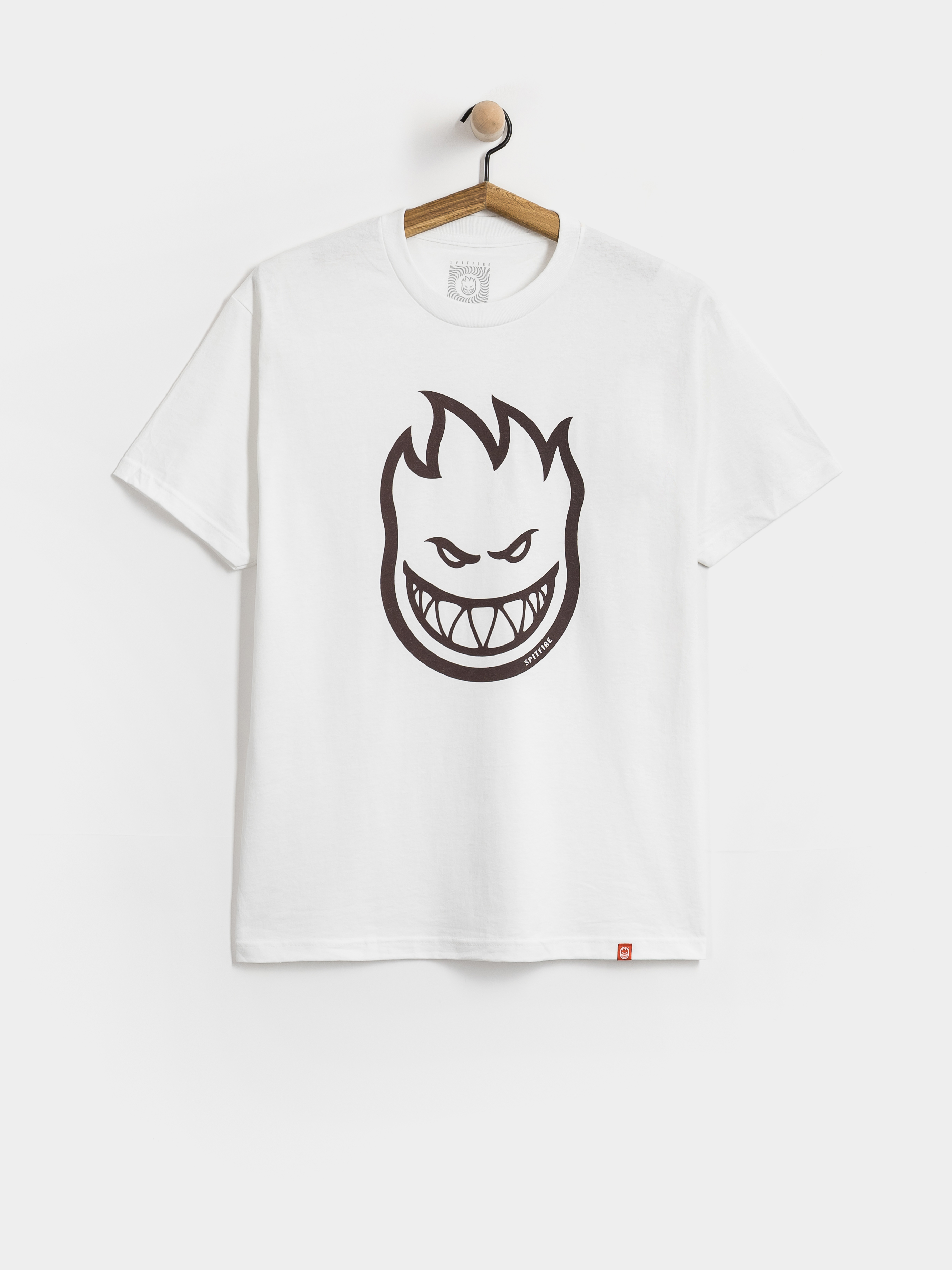 Tricou Spitfire Bighead (white w/dark red print)