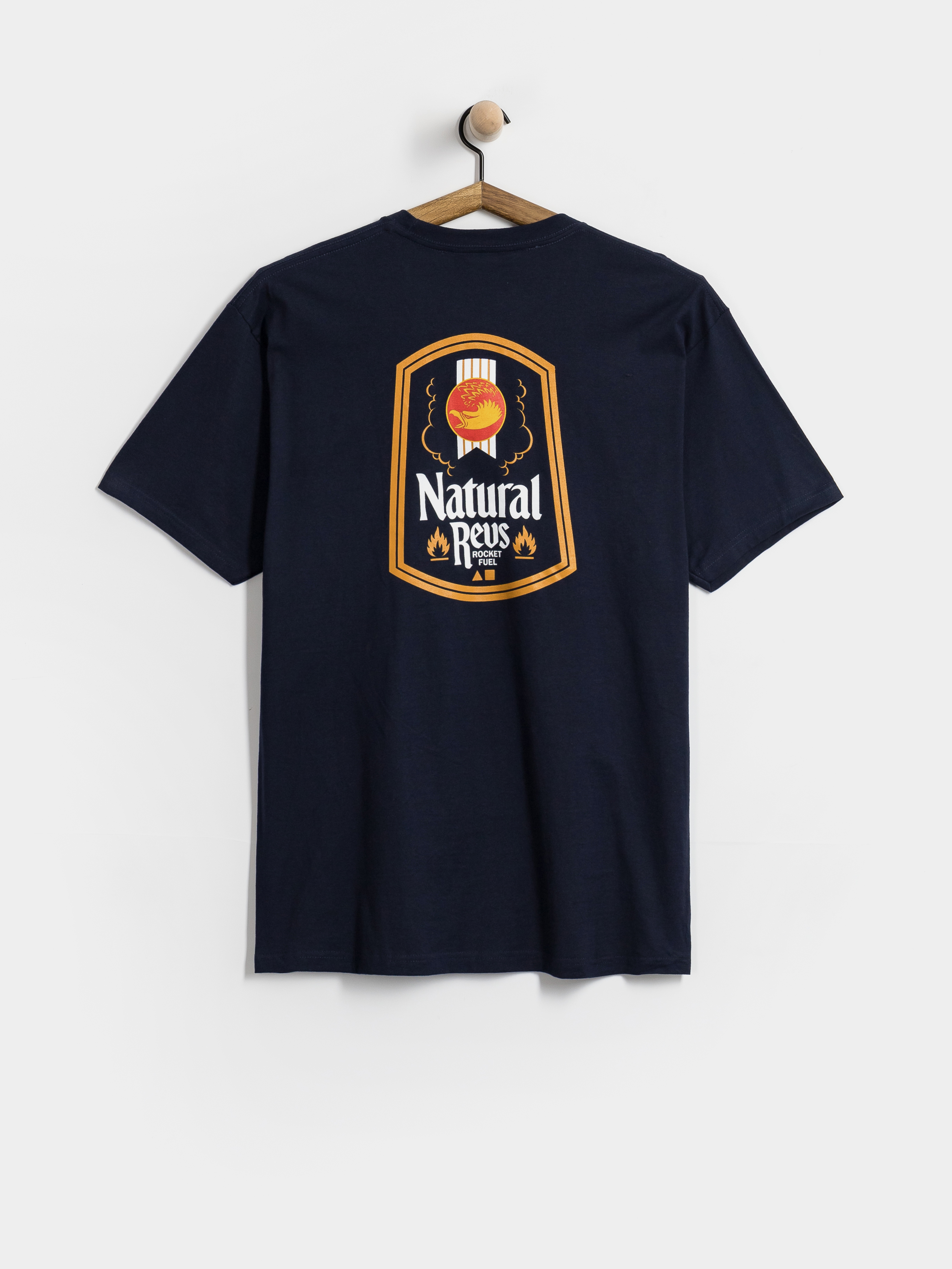 Tricou Antihero Natty Revs (navy w/multi color prints)