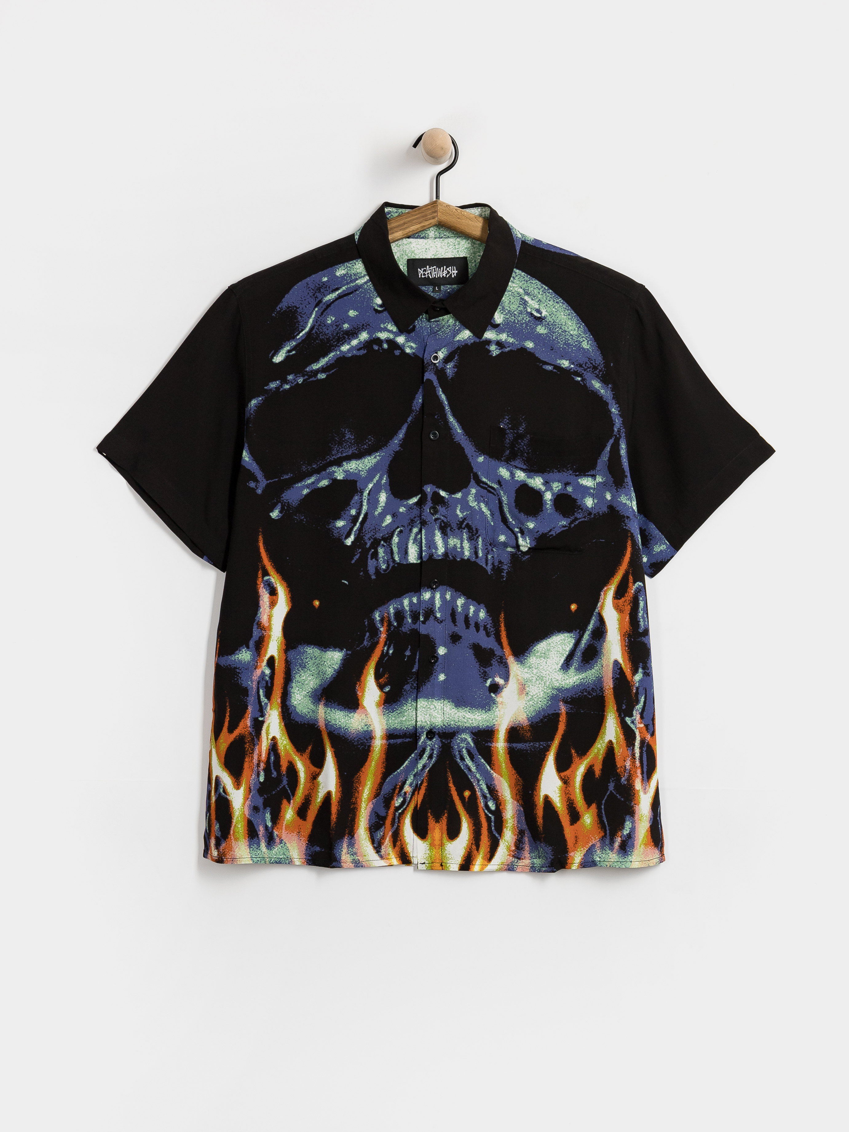 Cămașă Deathwish Boiling Point Rayon (black)