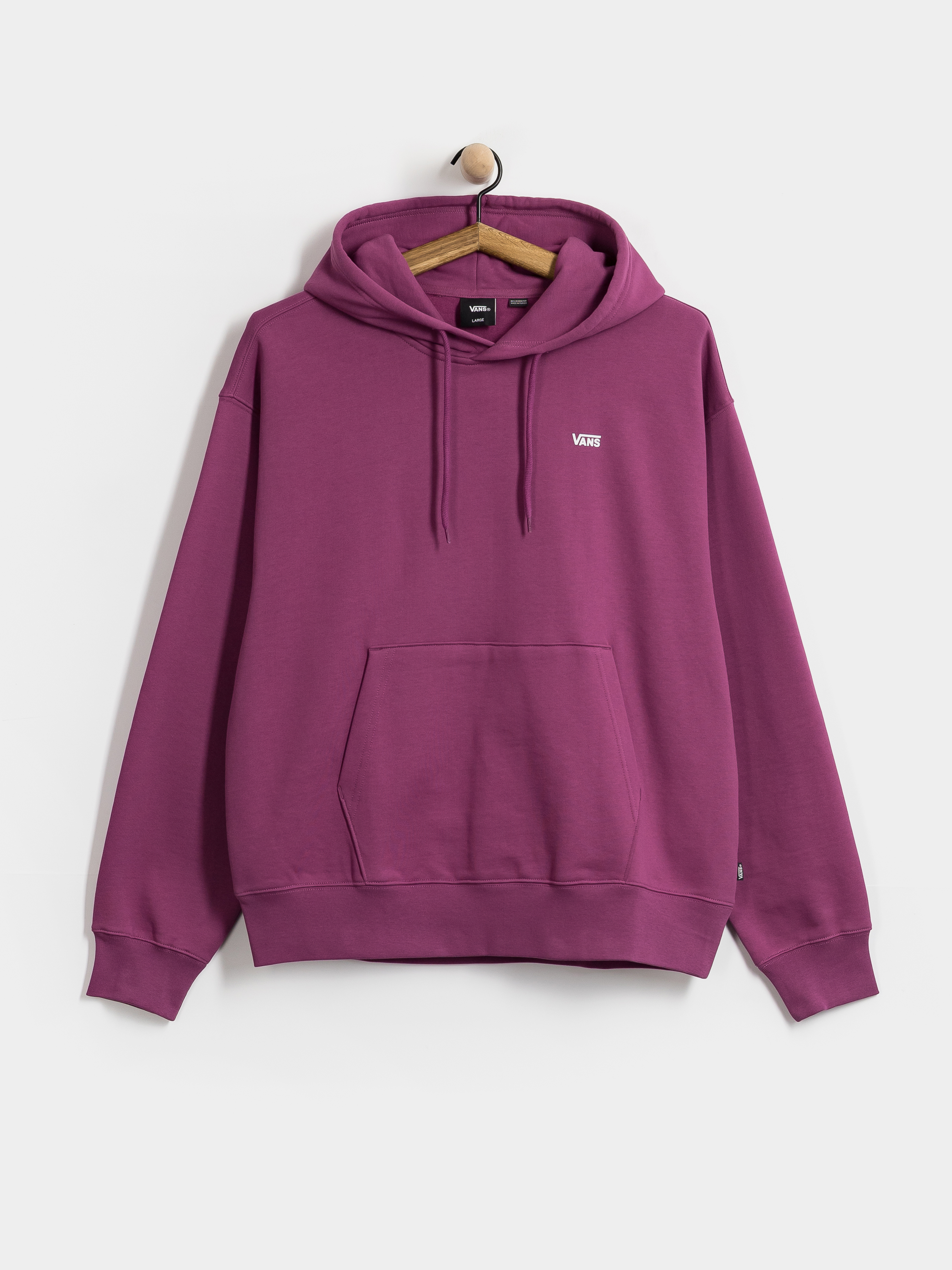 Hanorac cu glugă Vans Left Chest HD (mystic mulberry)