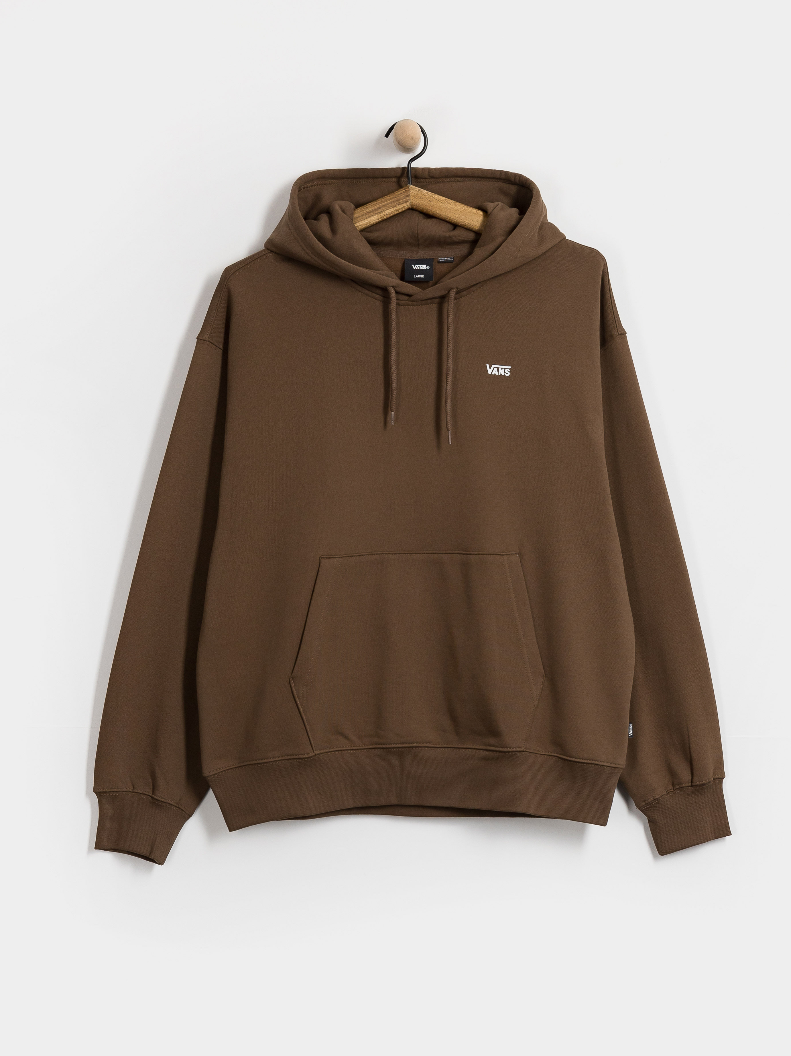 Hanorac cu glugă Vans Left Chest HD (vintage cocoa)