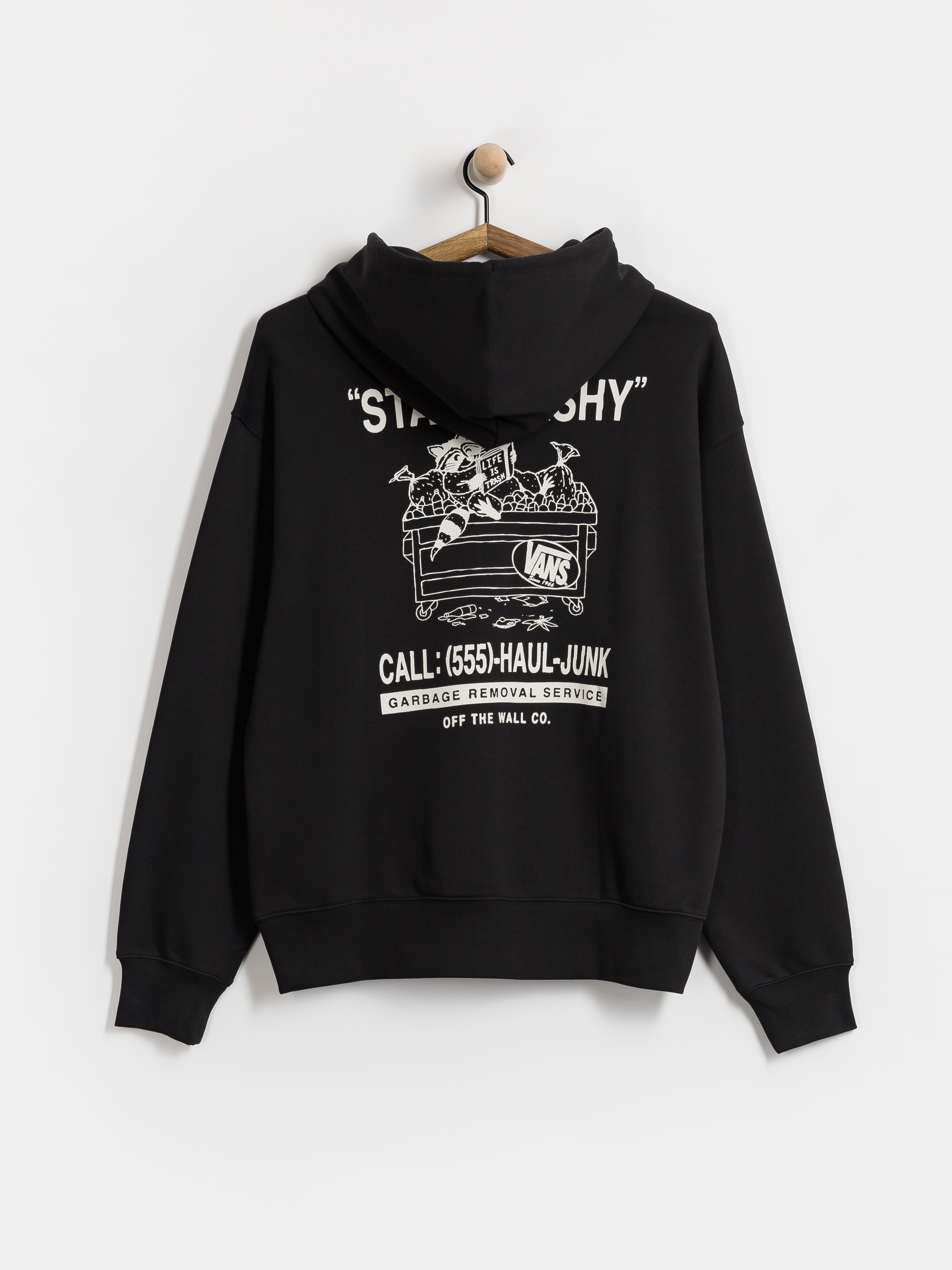 Hanorac cu glugă Vans Trashy HD (black)