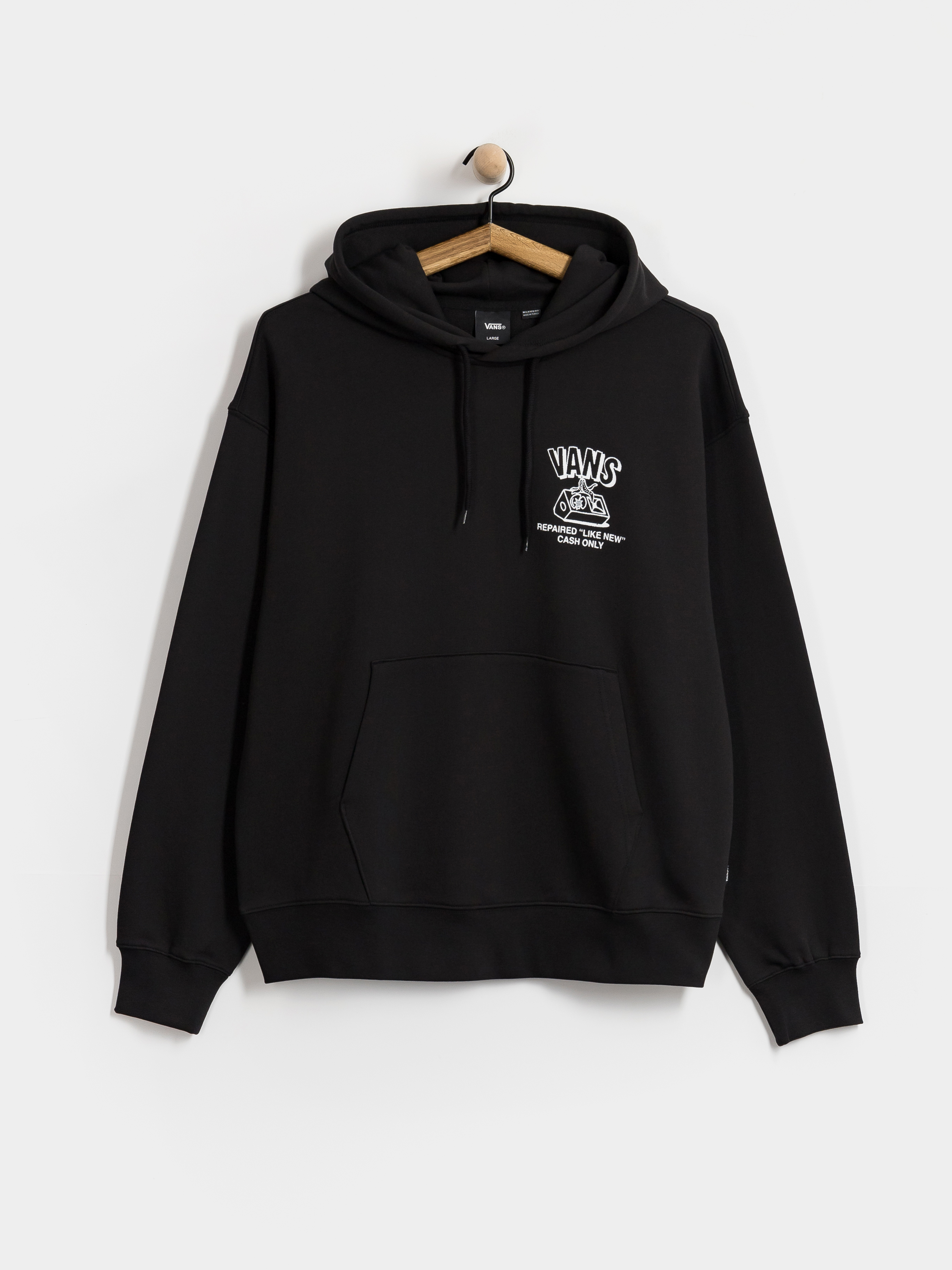 Hanorac cu glugă Vans Refurbed HD (black)