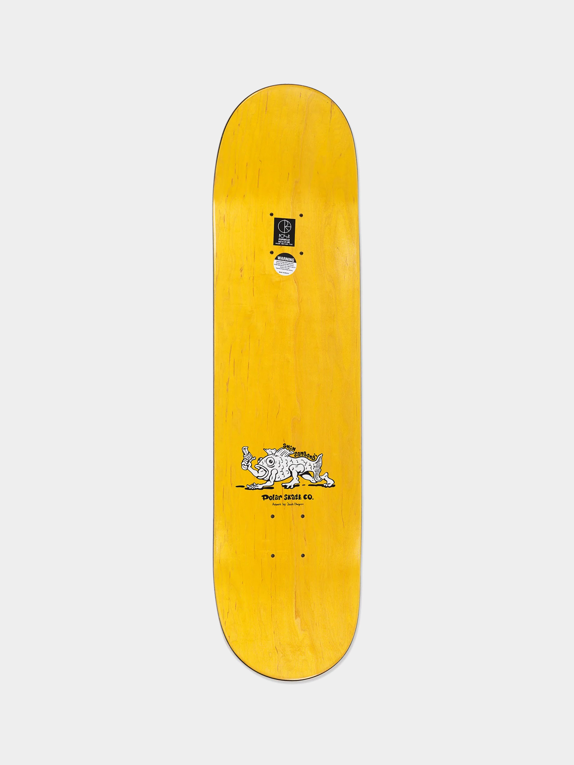 Placă Polar Skate Shin Sanbongi Bongi Boy (yellow)