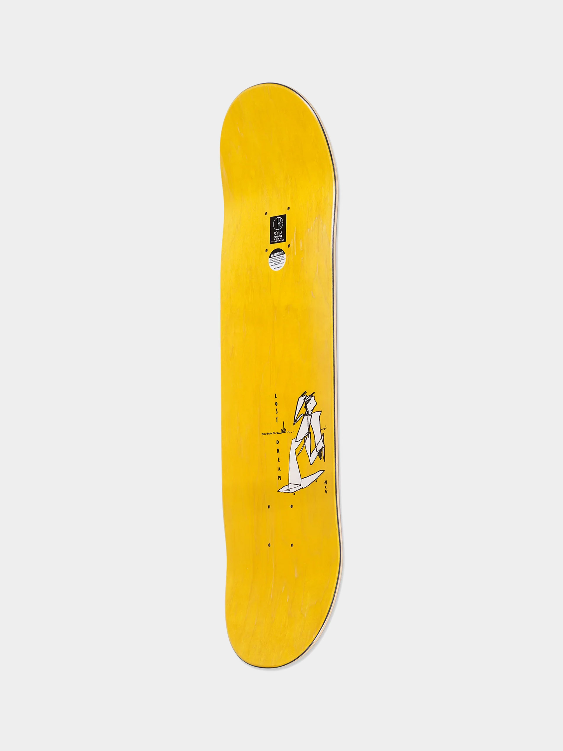 Placă Polar Skate Team Alv Soul Portrait (grey)