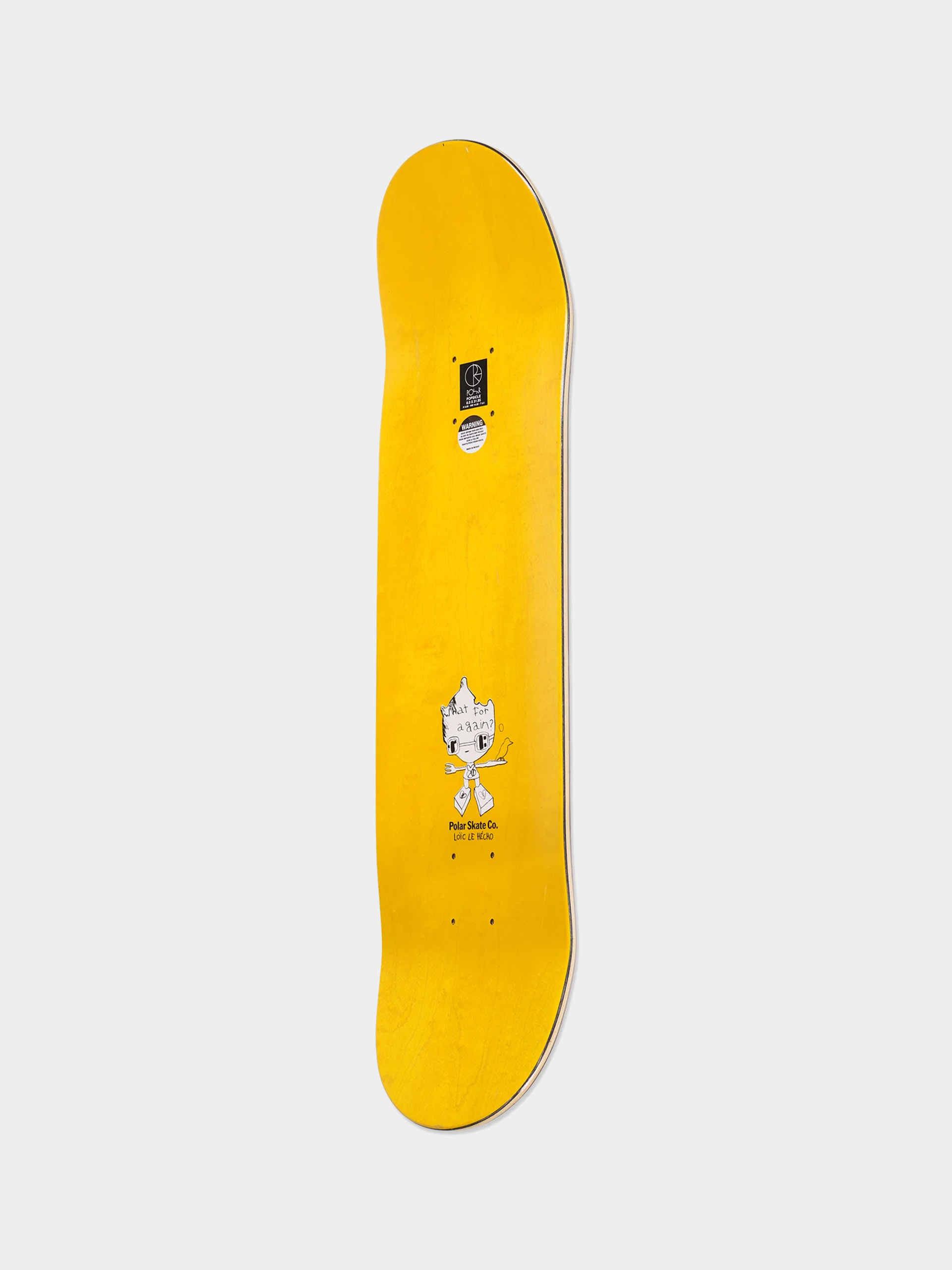 Placă Polar Skate Oski I Think You Perfect (yellow)