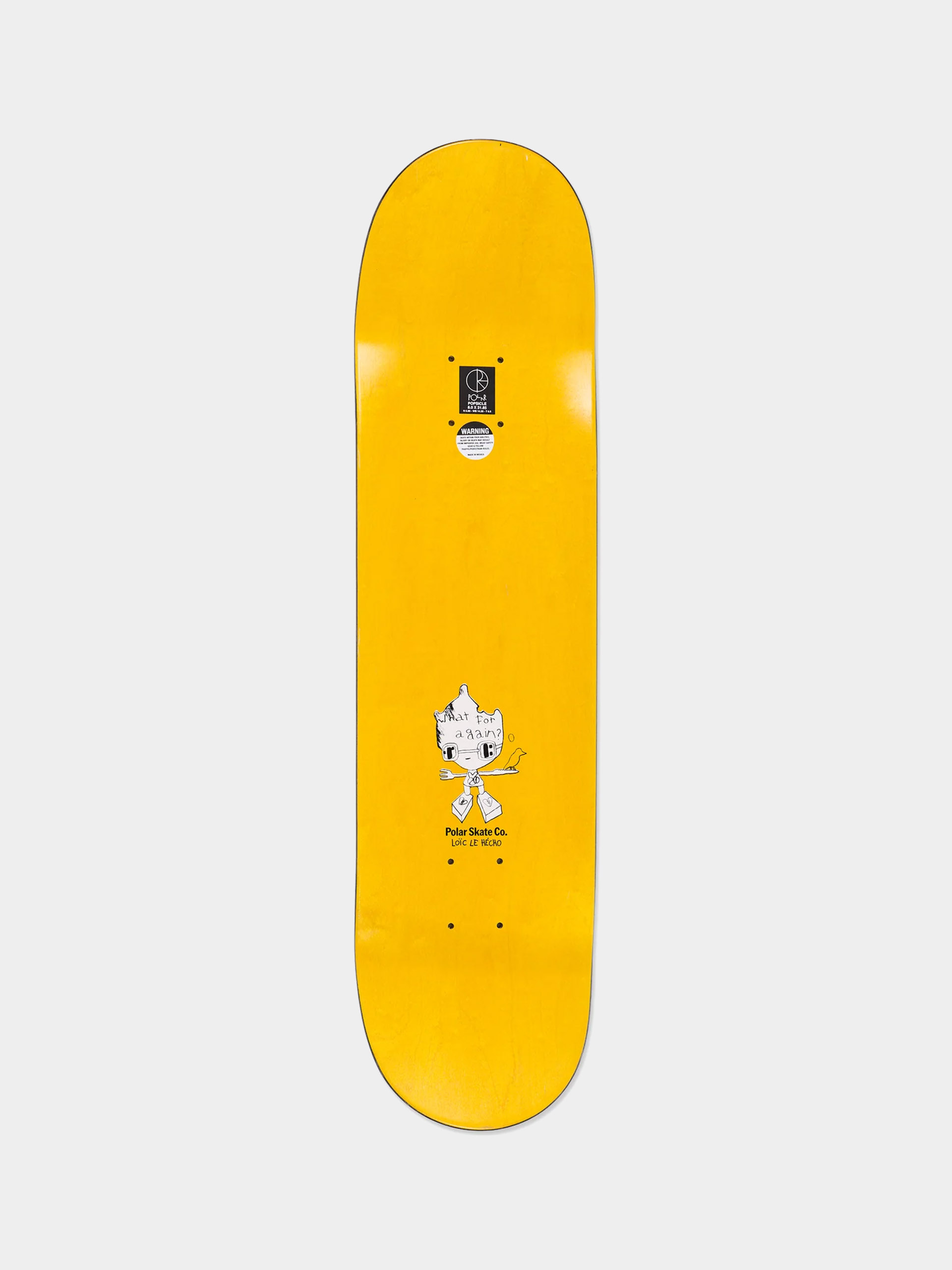 Placă Polar Skate Oski I Think You Perfect (yellow)