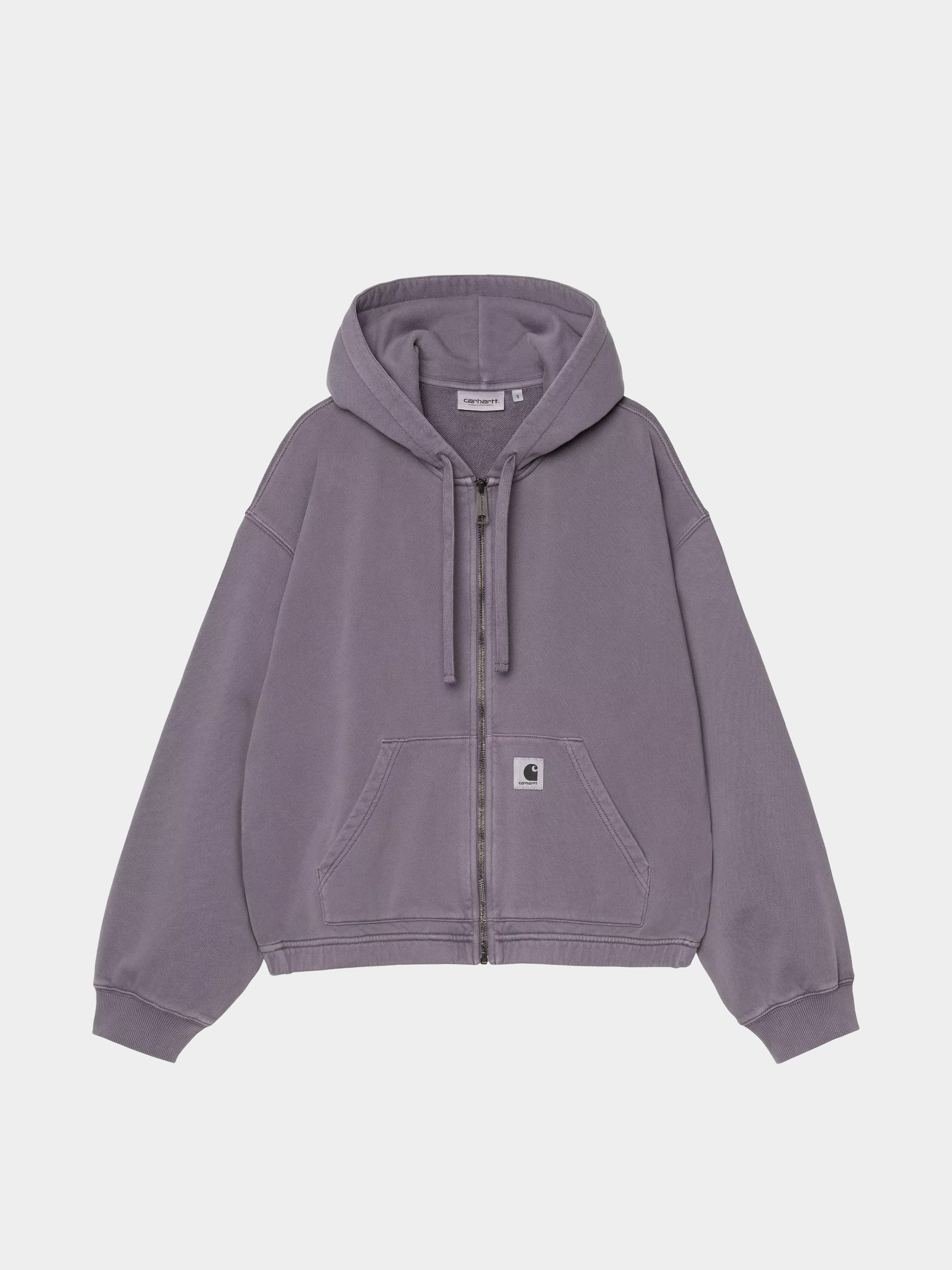 Hanorac cu glugă Carhartt WIP Hoggard ZHD Wmn (shady purple)