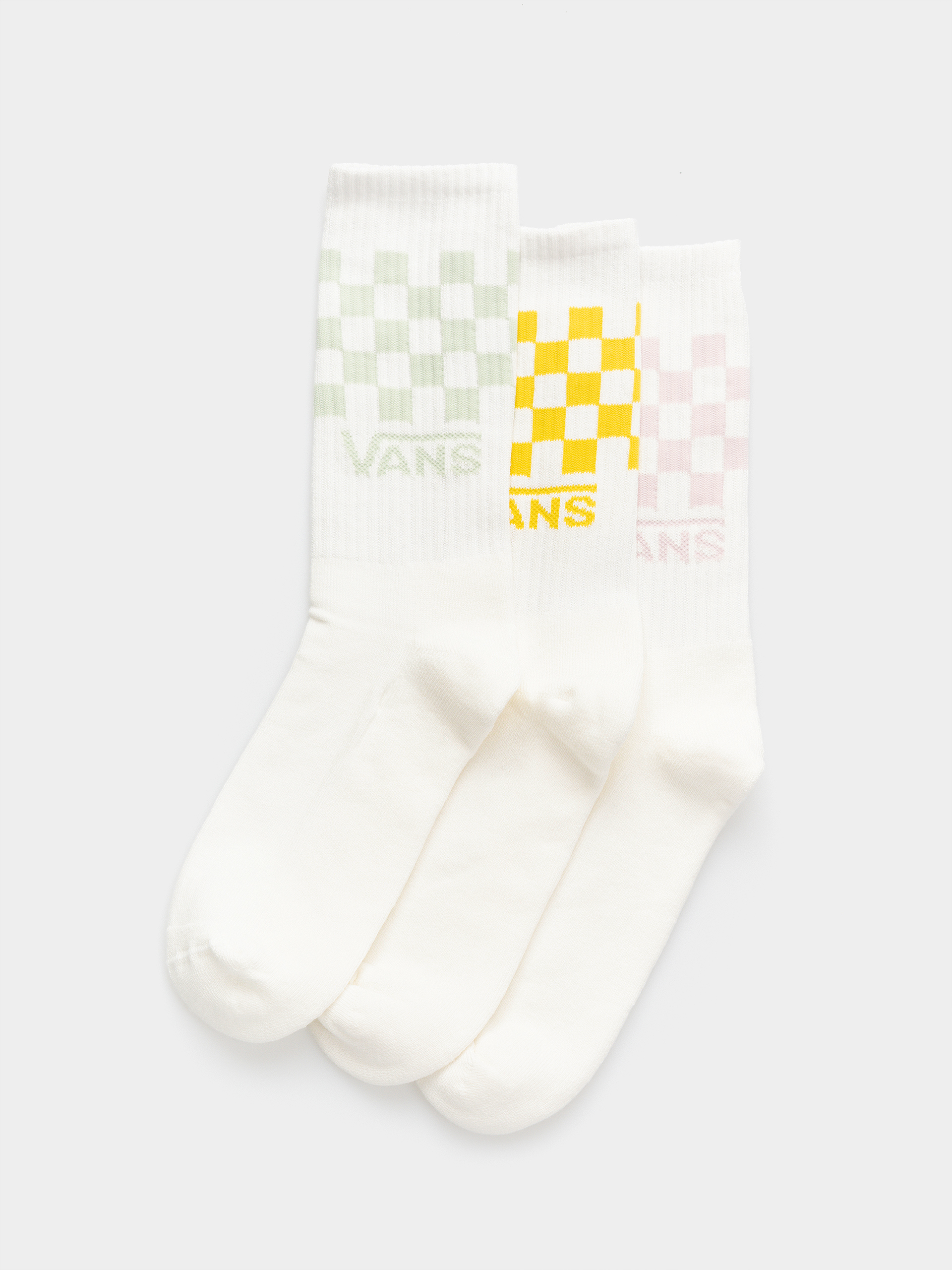 Șosete Vans Classic Check Crew (dusty gold)