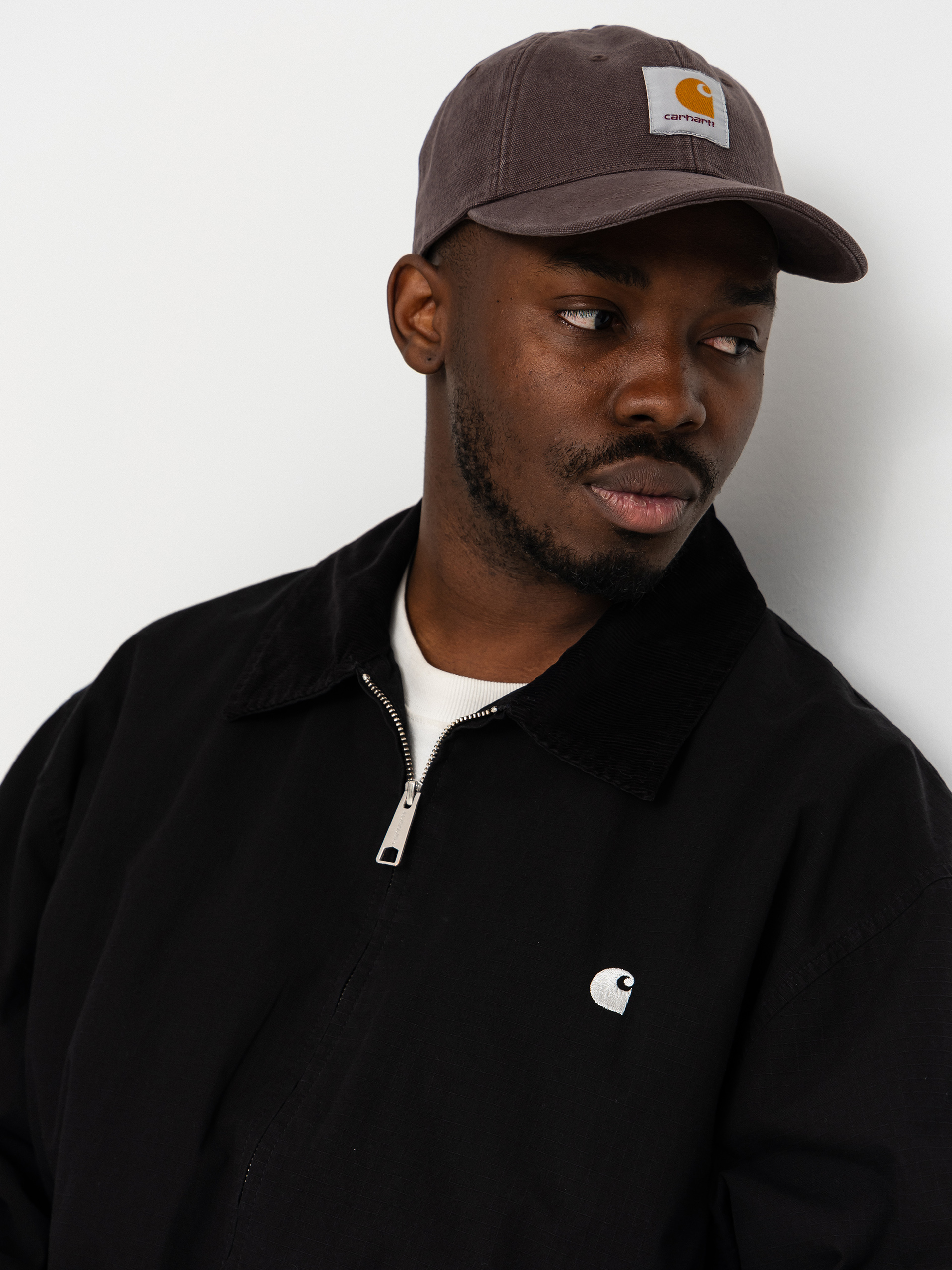 Geacă Carhartt WIP Madison Ripstop (black/wax)