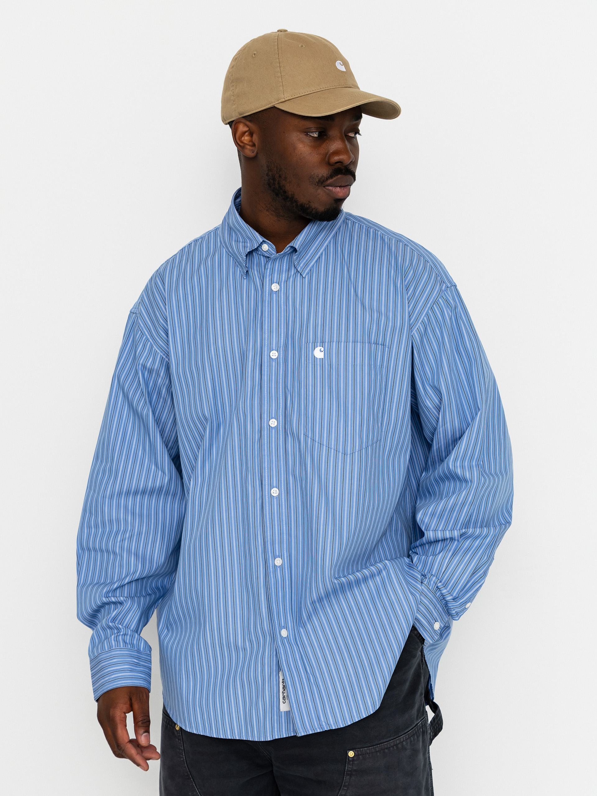 Cămașă Carhartt WIP Keene (keene stripe curacao)