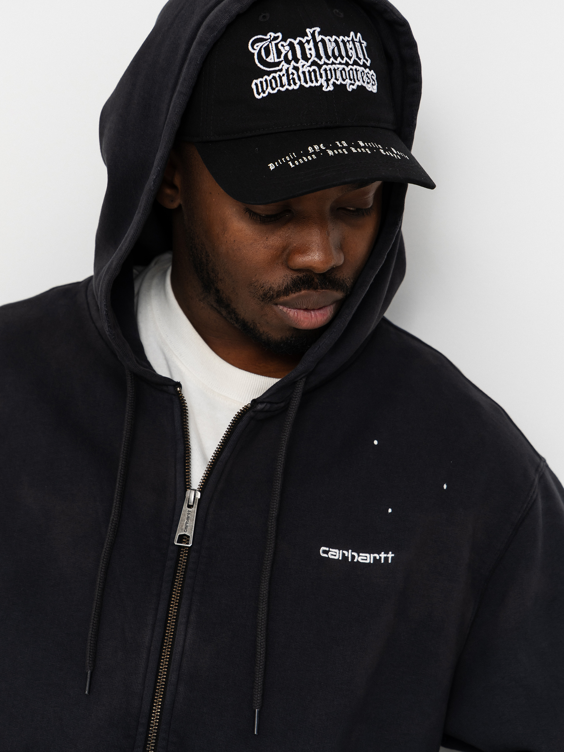 Hanorac cu glugă Carhartt WIP Painter ZHD (black)